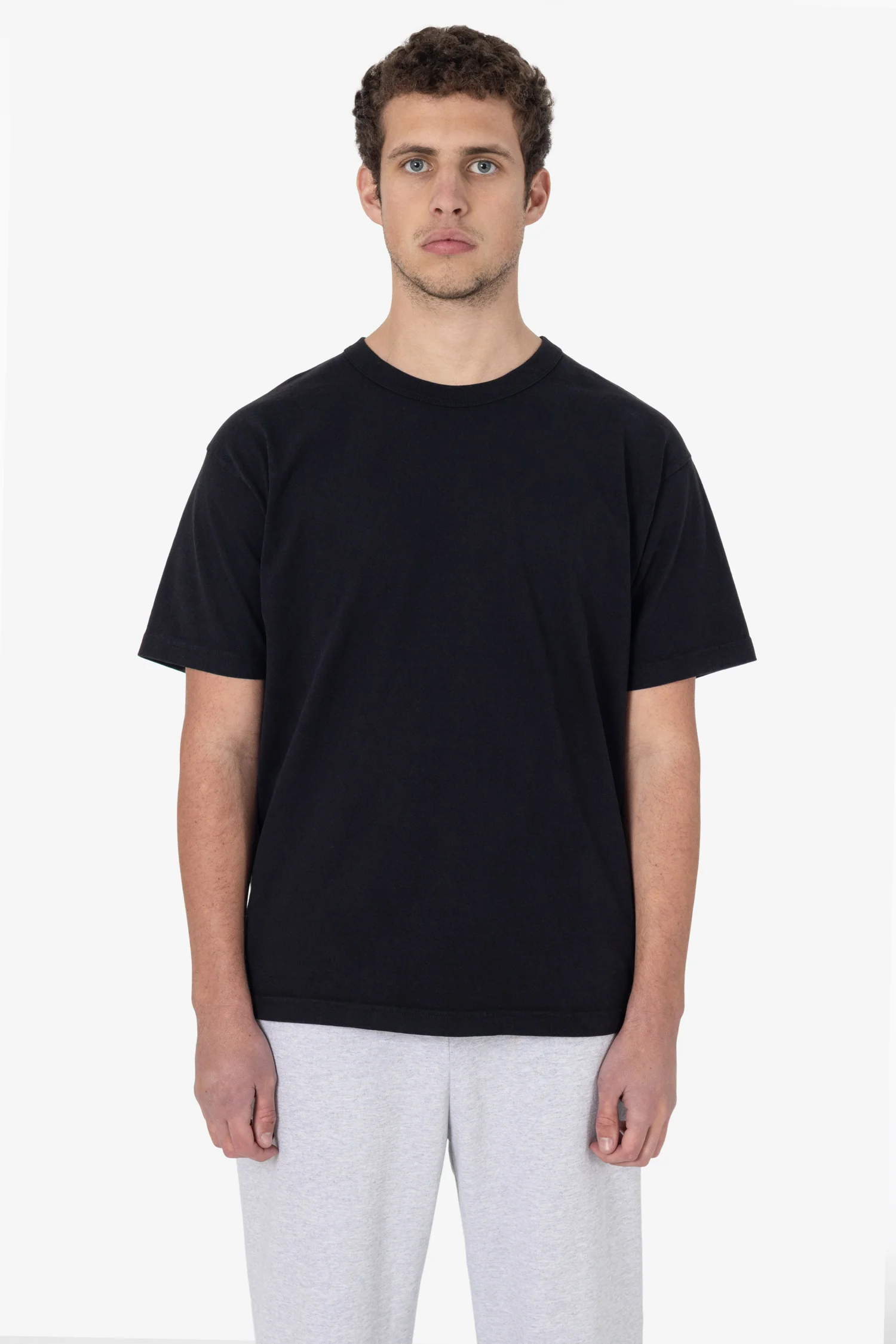 1203GD - Short Sleeve Binding Garment Dye T-Shirt - Image 3