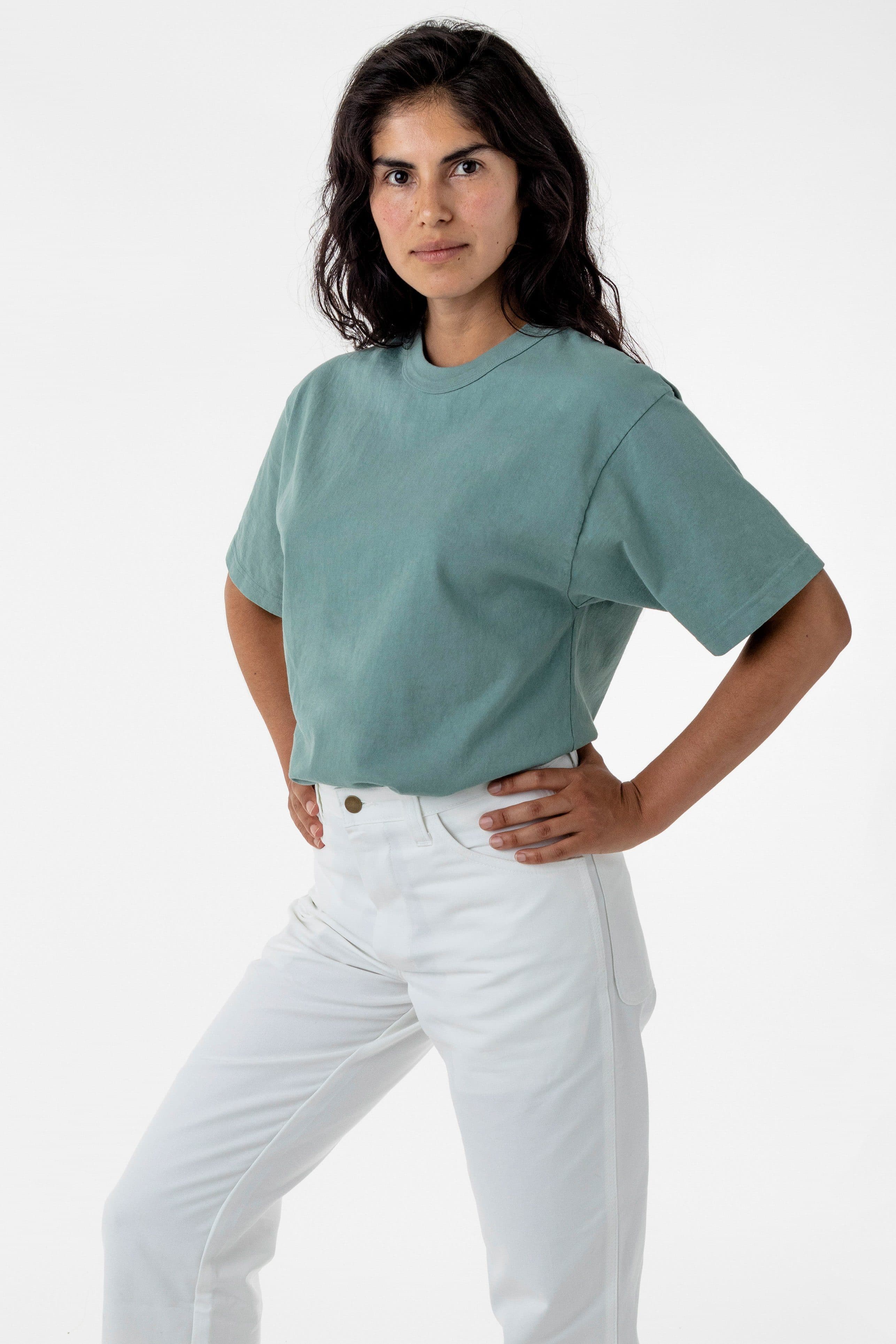1203GD Unisex - Short Sleeve Binding Garment Dye T-Shirt - Image 6