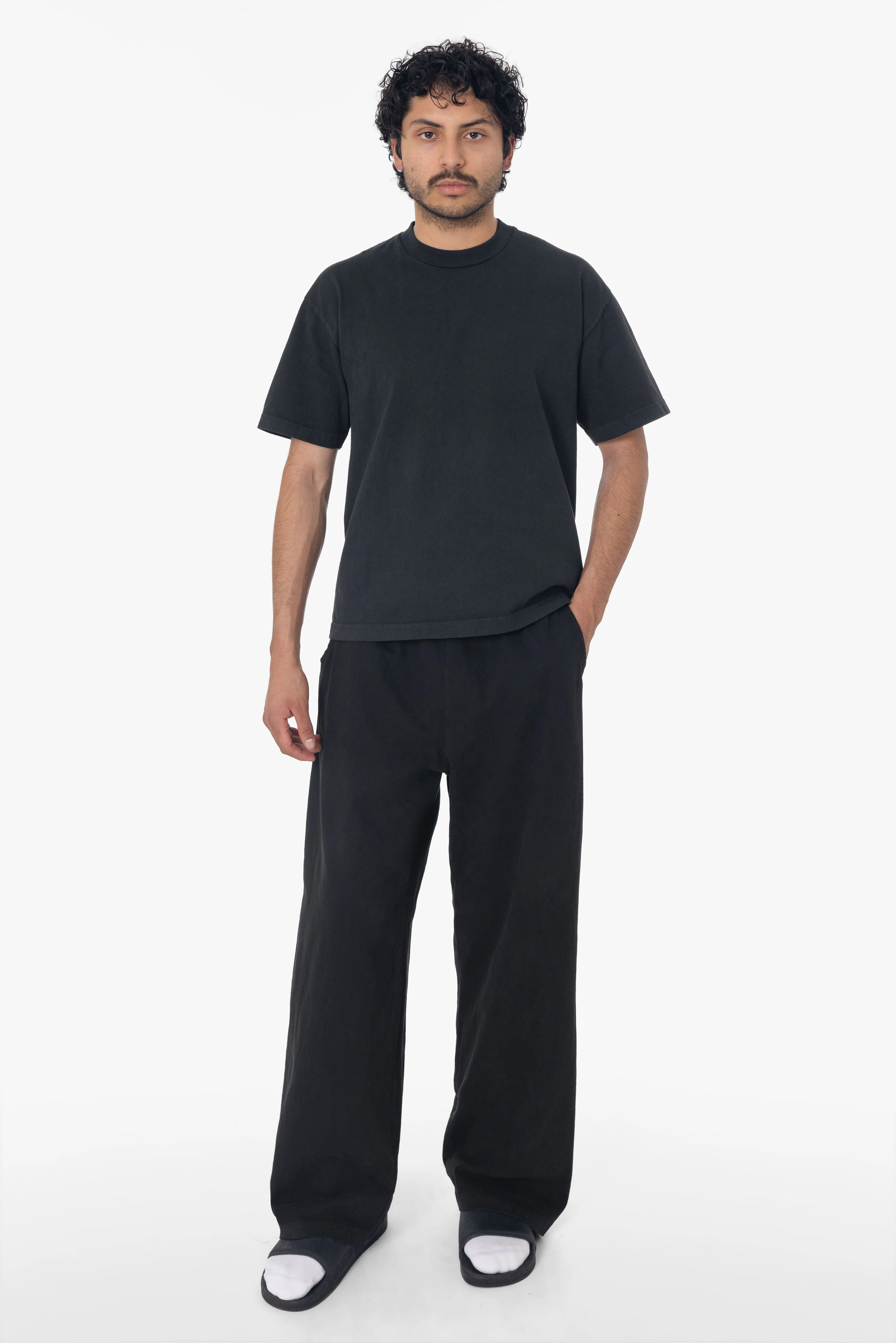 1205WGD - Men's Heavy Jersey Wide Garment Dyed Casual Pant - Image 5
