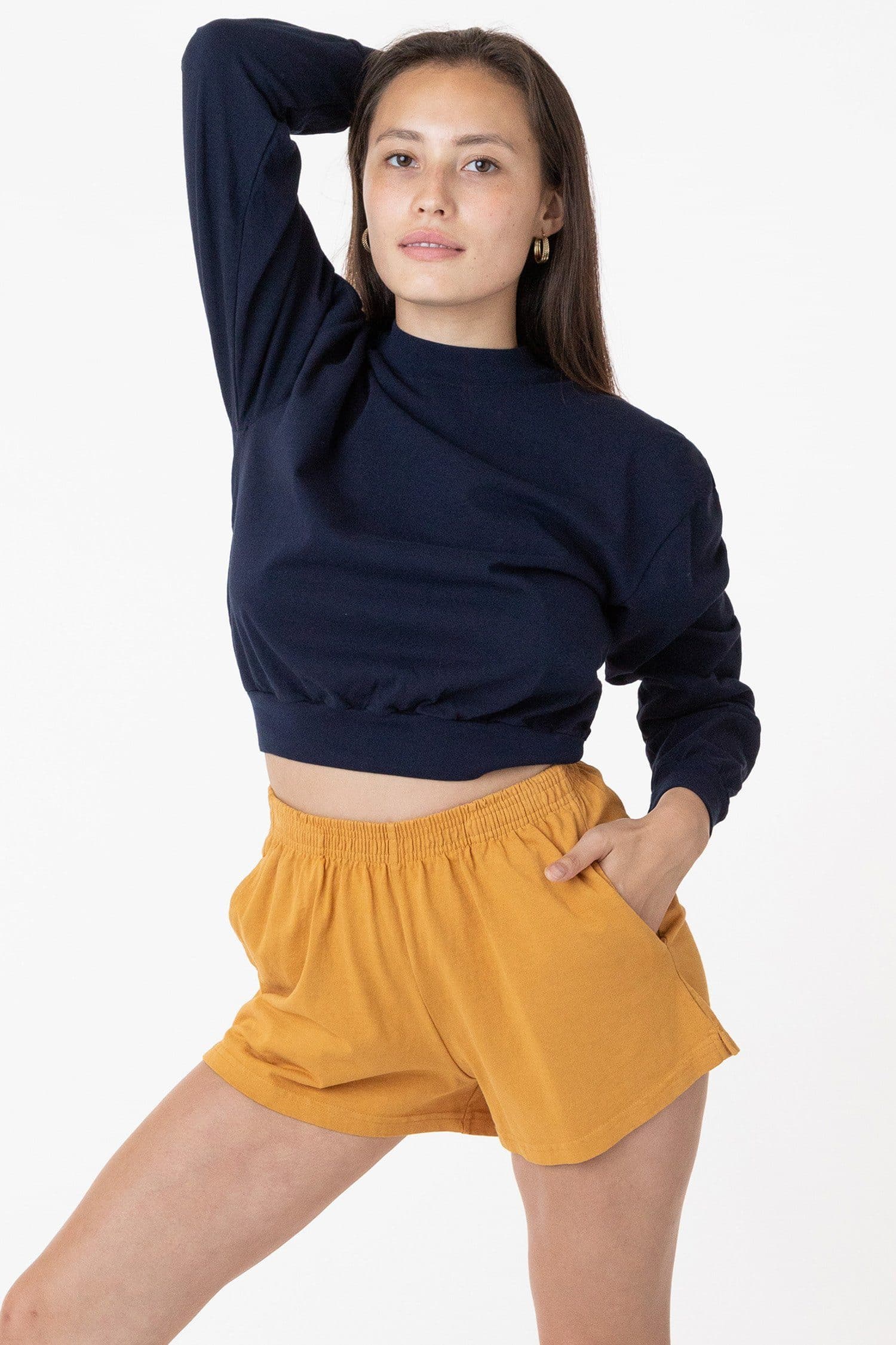 1214GD - Heavy Jersey Garment Dye Short Shorts - Image 28