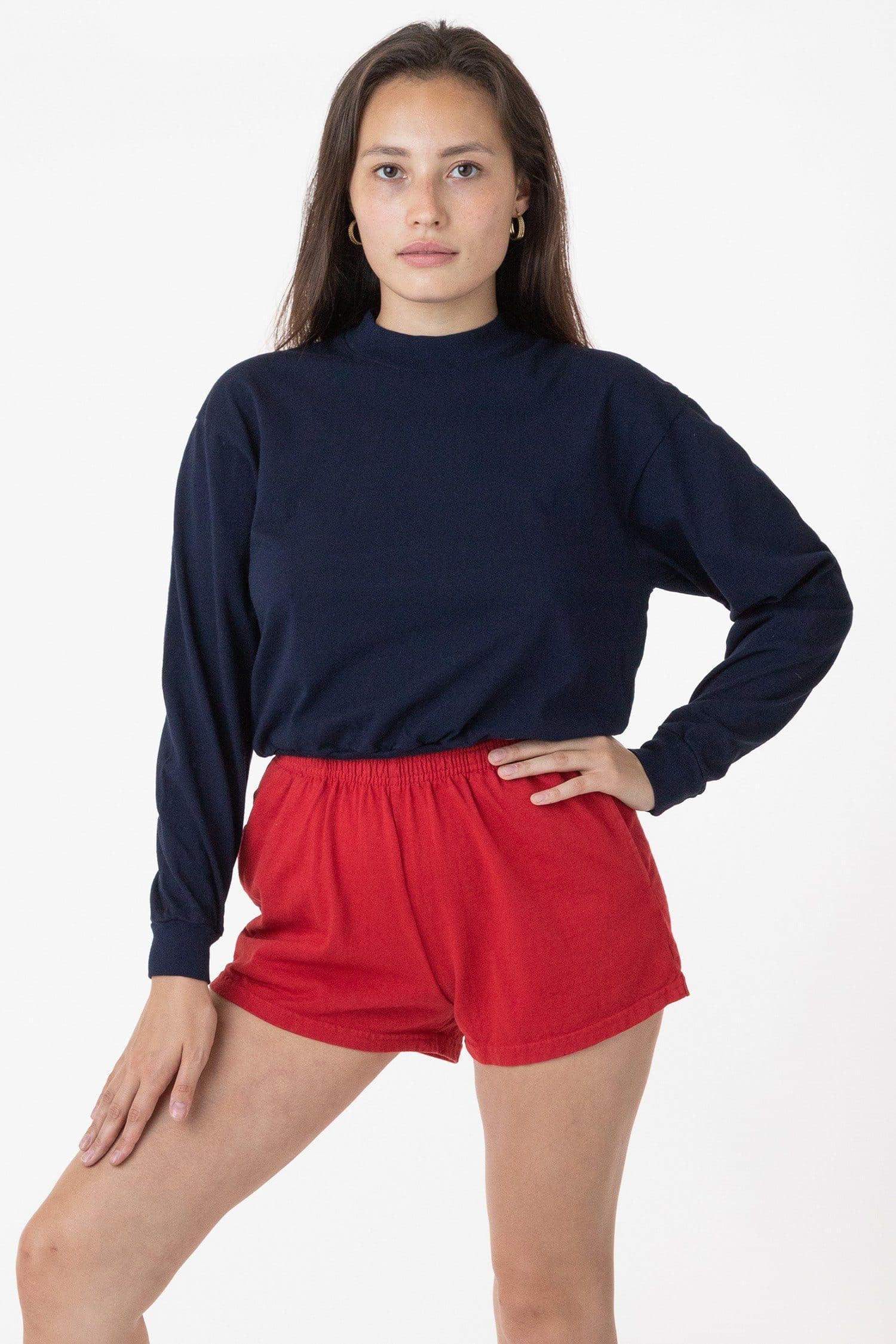 1214GD - Heavy Jersey Garment Dye Short Shorts - Image 30