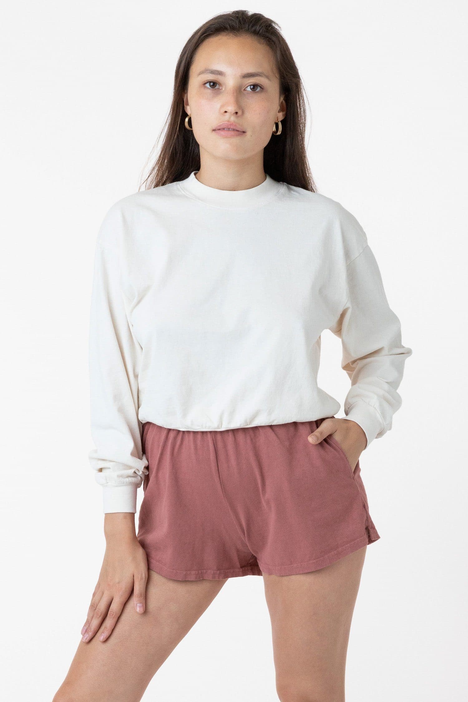 1214GD - Heavy Jersey Garment Dye Short Shorts - Image 34