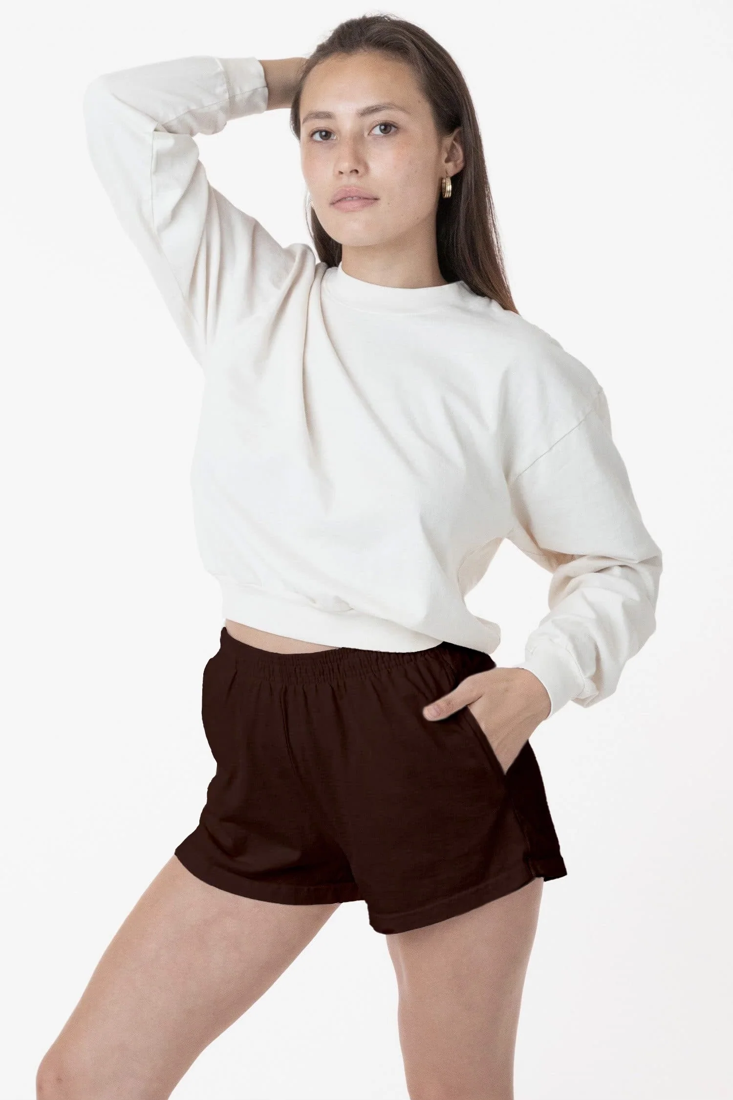 1214GD - Heavy Jersey Garment Dye Short Shorts - Image 38