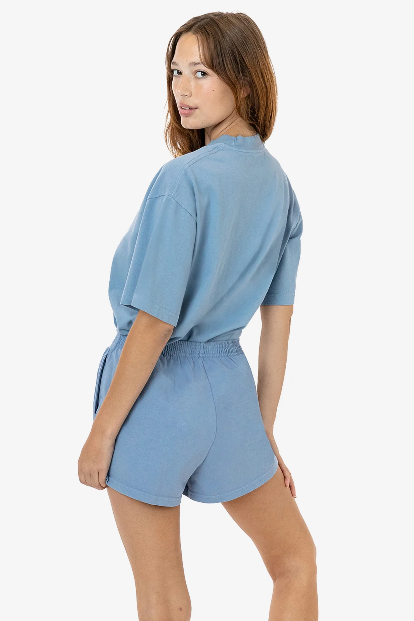 1214GD - Heavy Jersey Garment Dye Short Shorts - Image 5