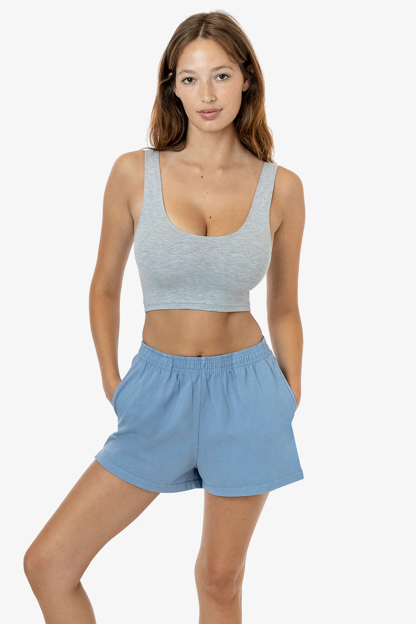 1214GD - Heavy Jersey Garment Dye Short Shorts - Image 6