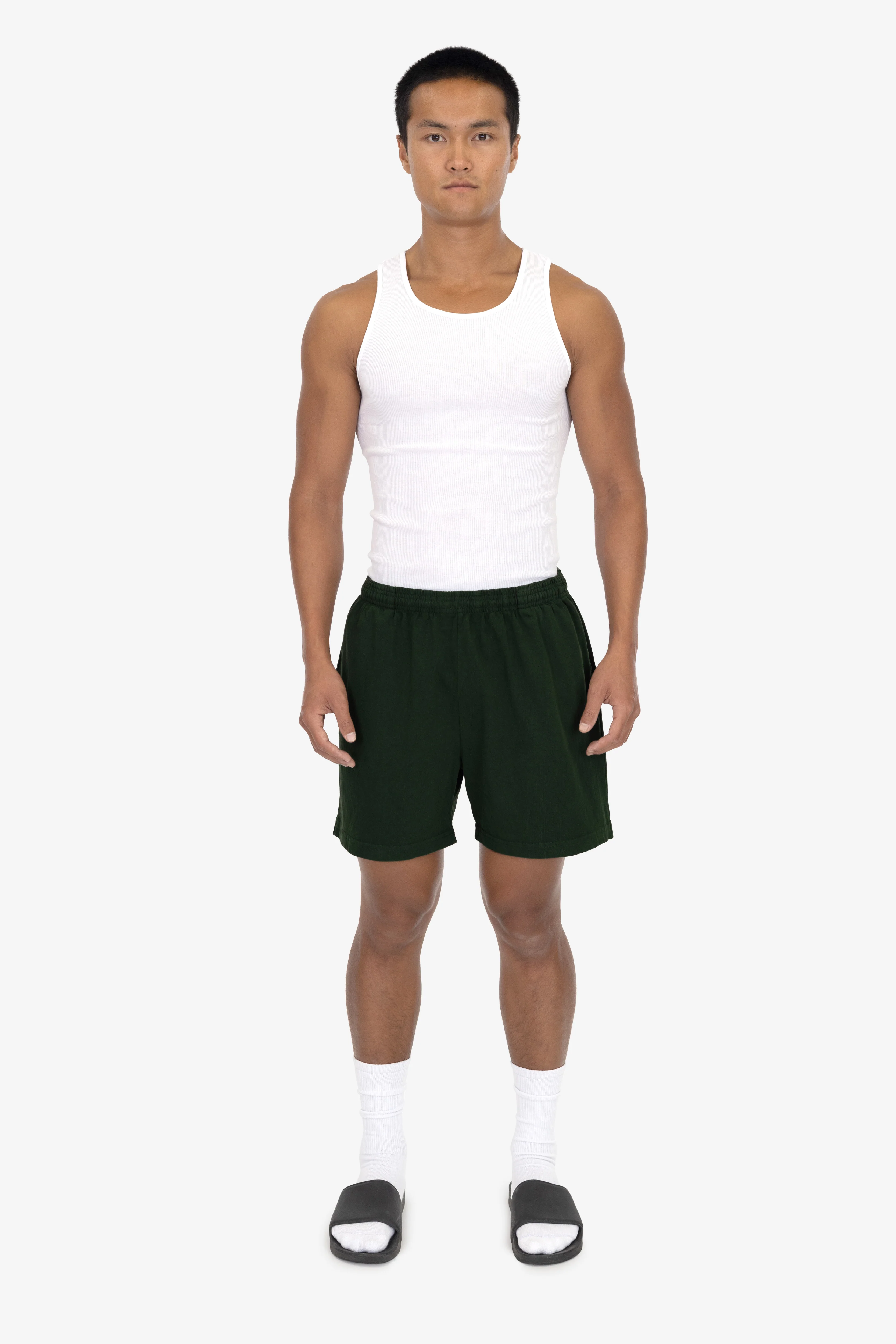 1242GD - Heavy Jersey Garment Dye Gym Shorts - Image 10