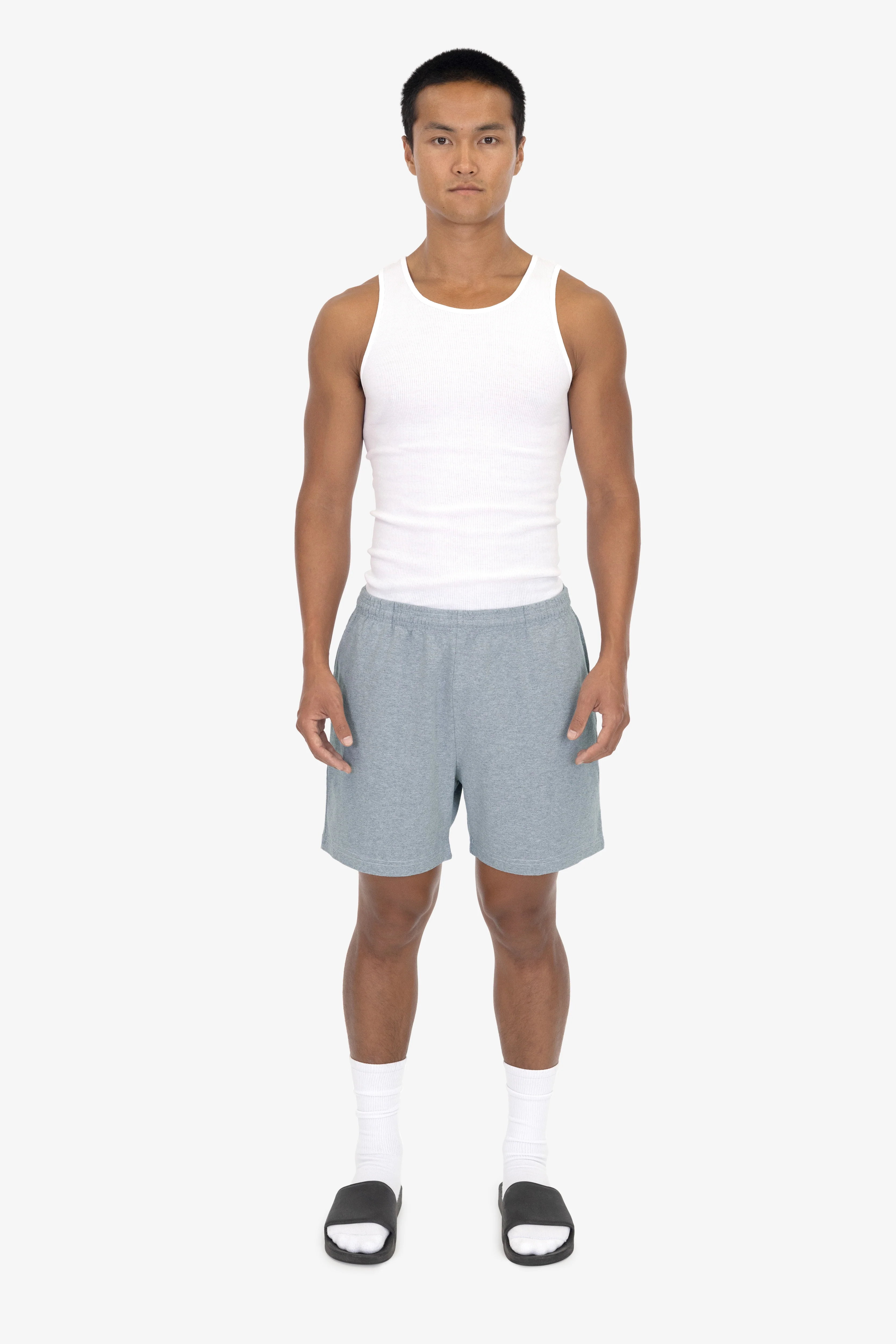 1242GD - Heavy Jersey Garment Dye Gym Shorts - Image 11