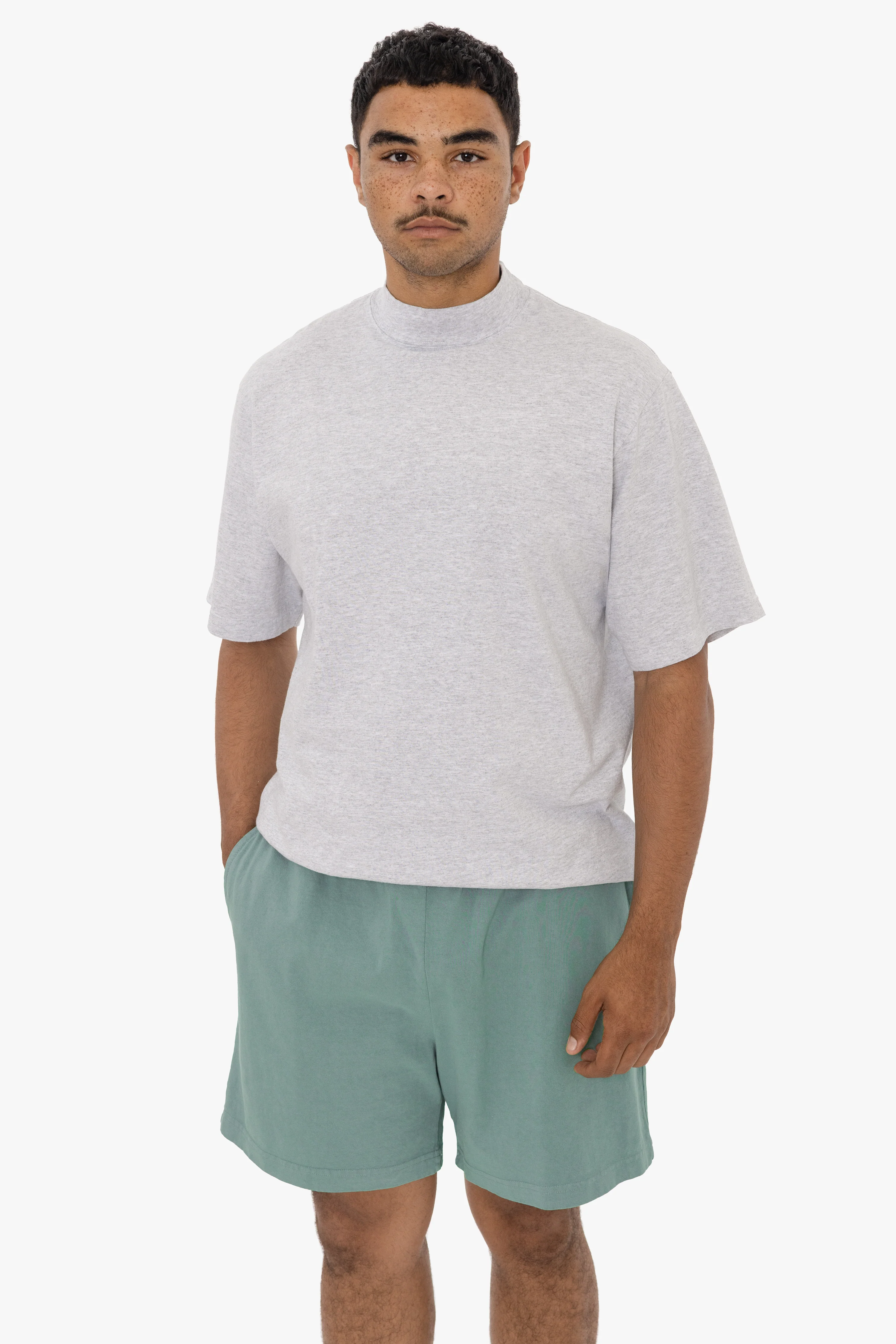 1242GD - Heavy Jersey Garment Dye Gym Shorts - Image 33