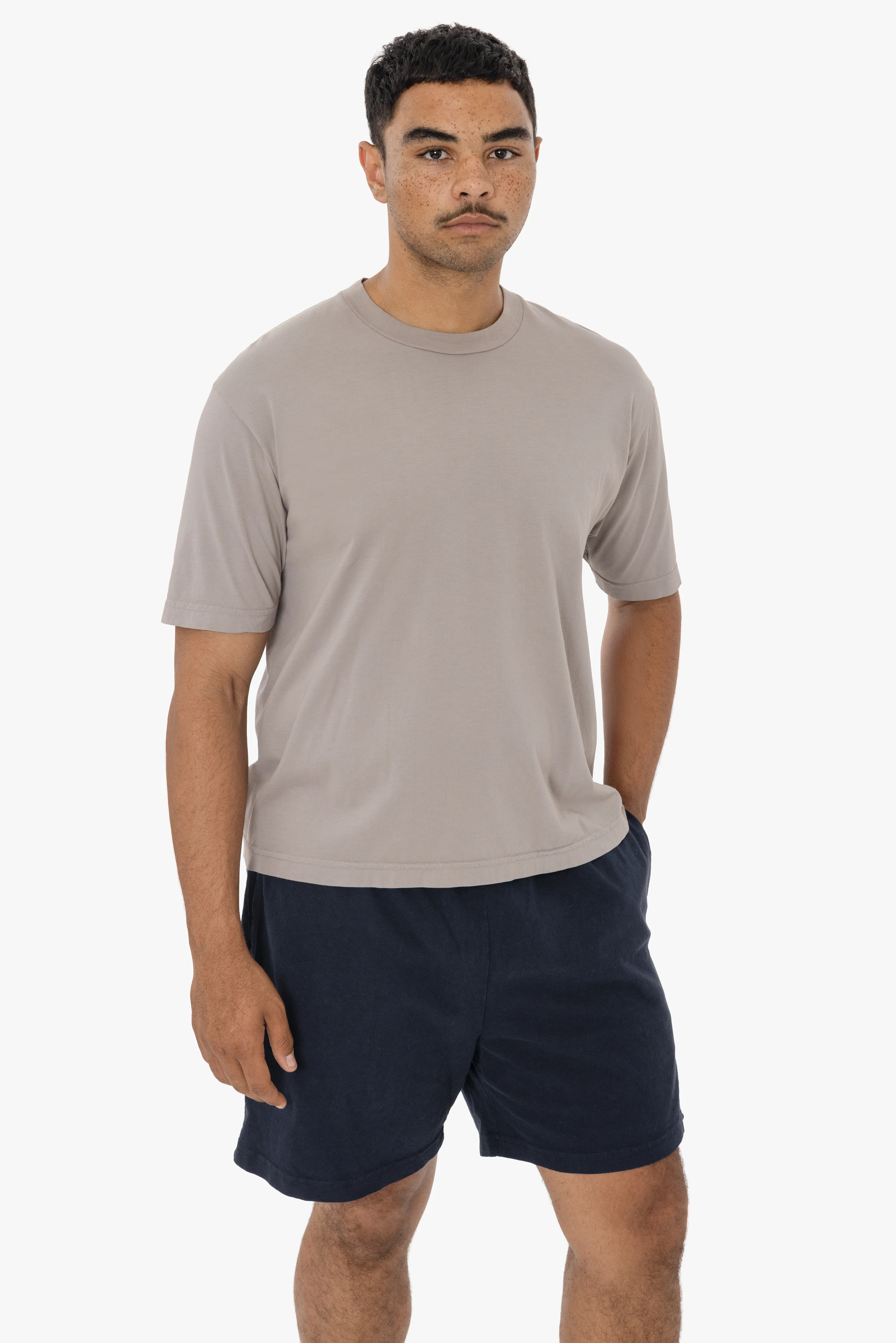 1242GD - Heavy Jersey Garment Dye Gym Shorts - Image 37