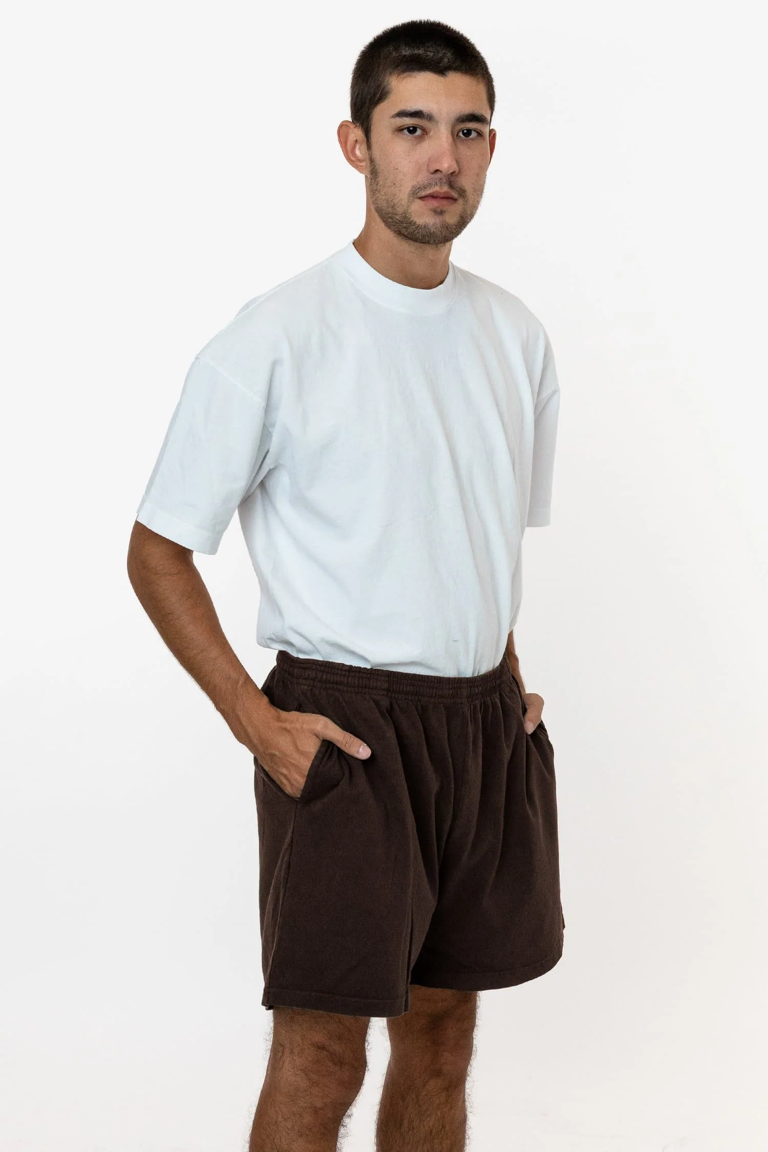 1242GD - Heavy Jersey Garment Dye Gym Shorts - Image 53