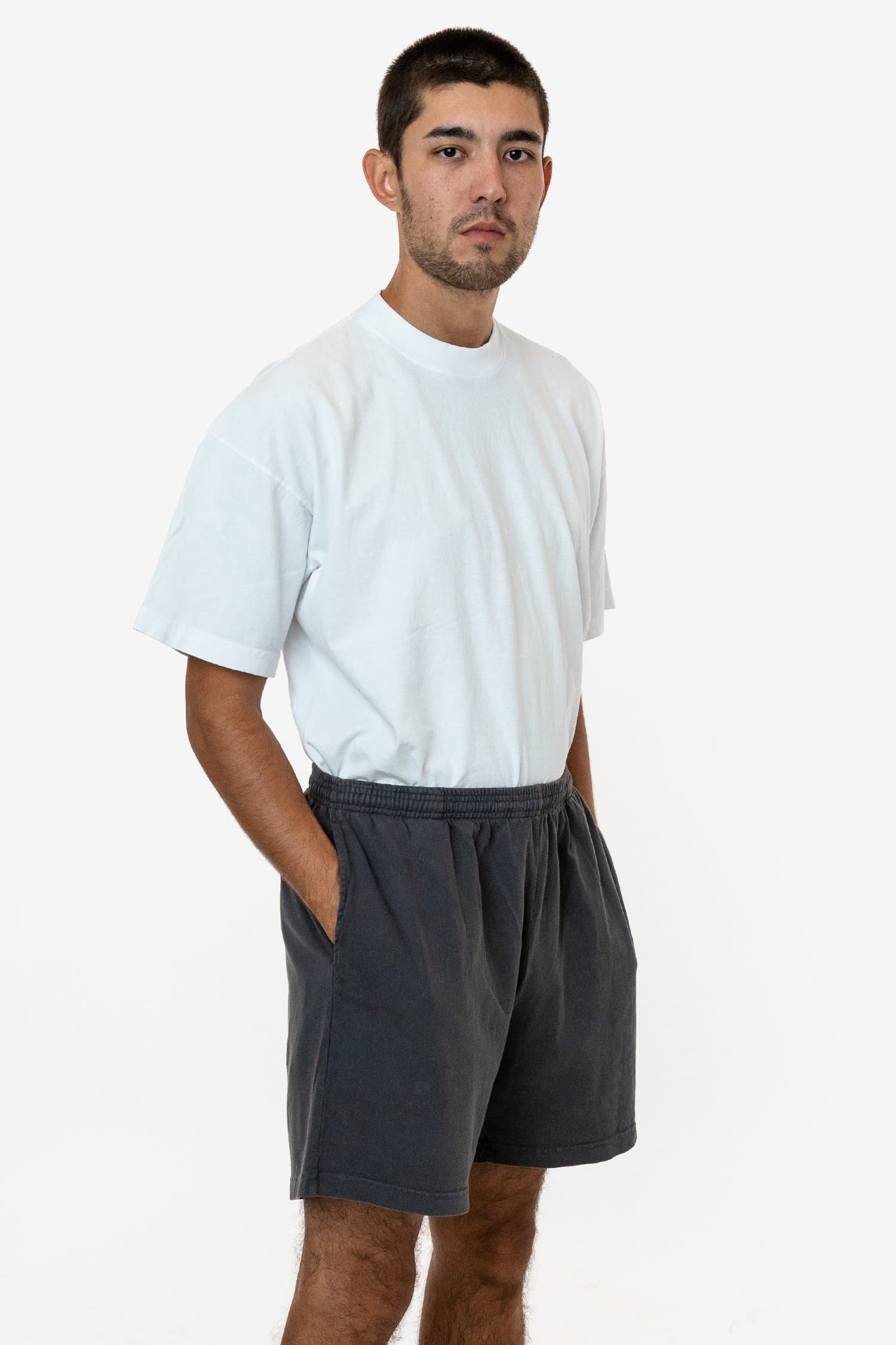 1242GD - Heavy Jersey Garment Dye Gym Shorts - Image 55