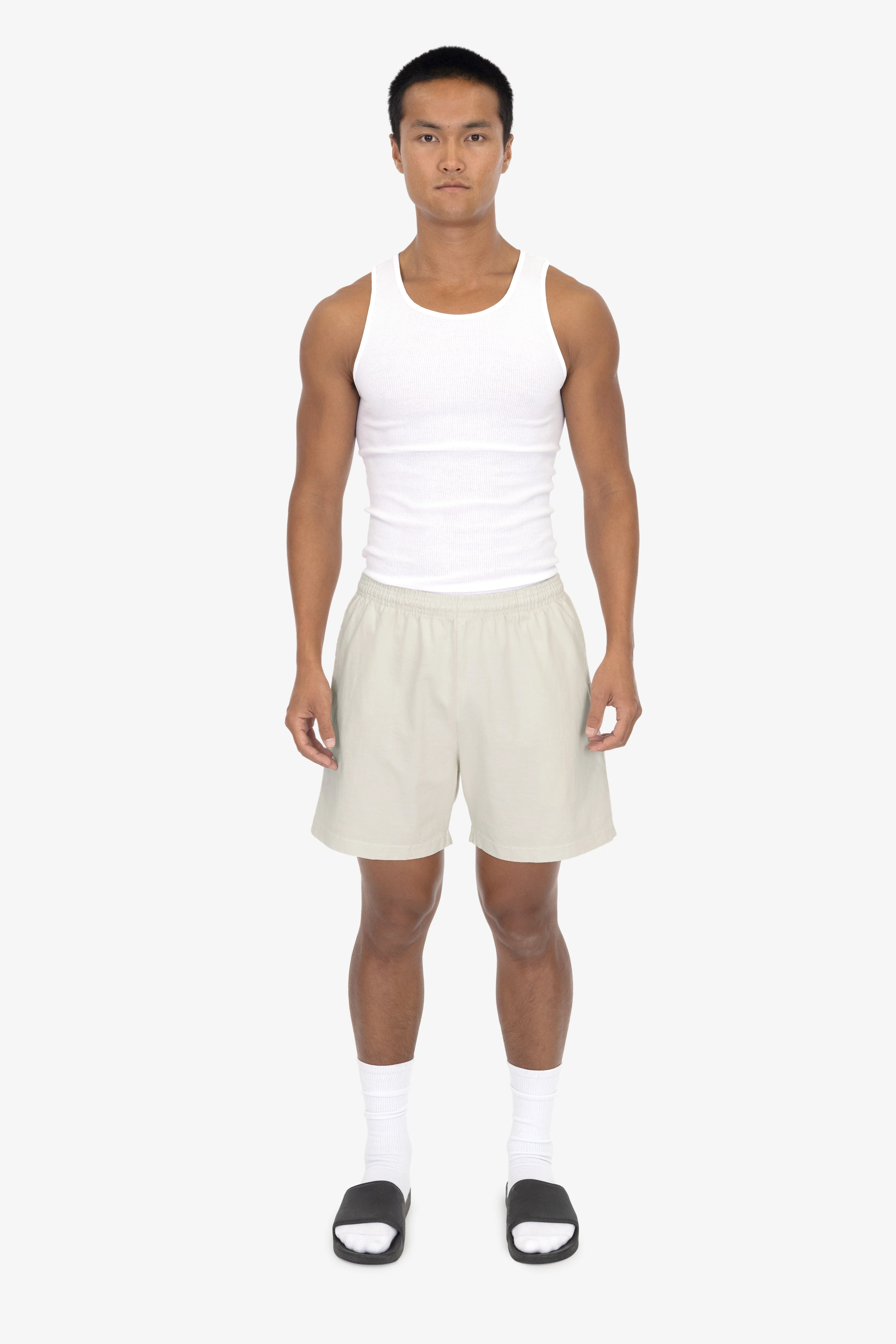 1242GD - Heavy Jersey Garment Dye Gym Shorts - Image 6