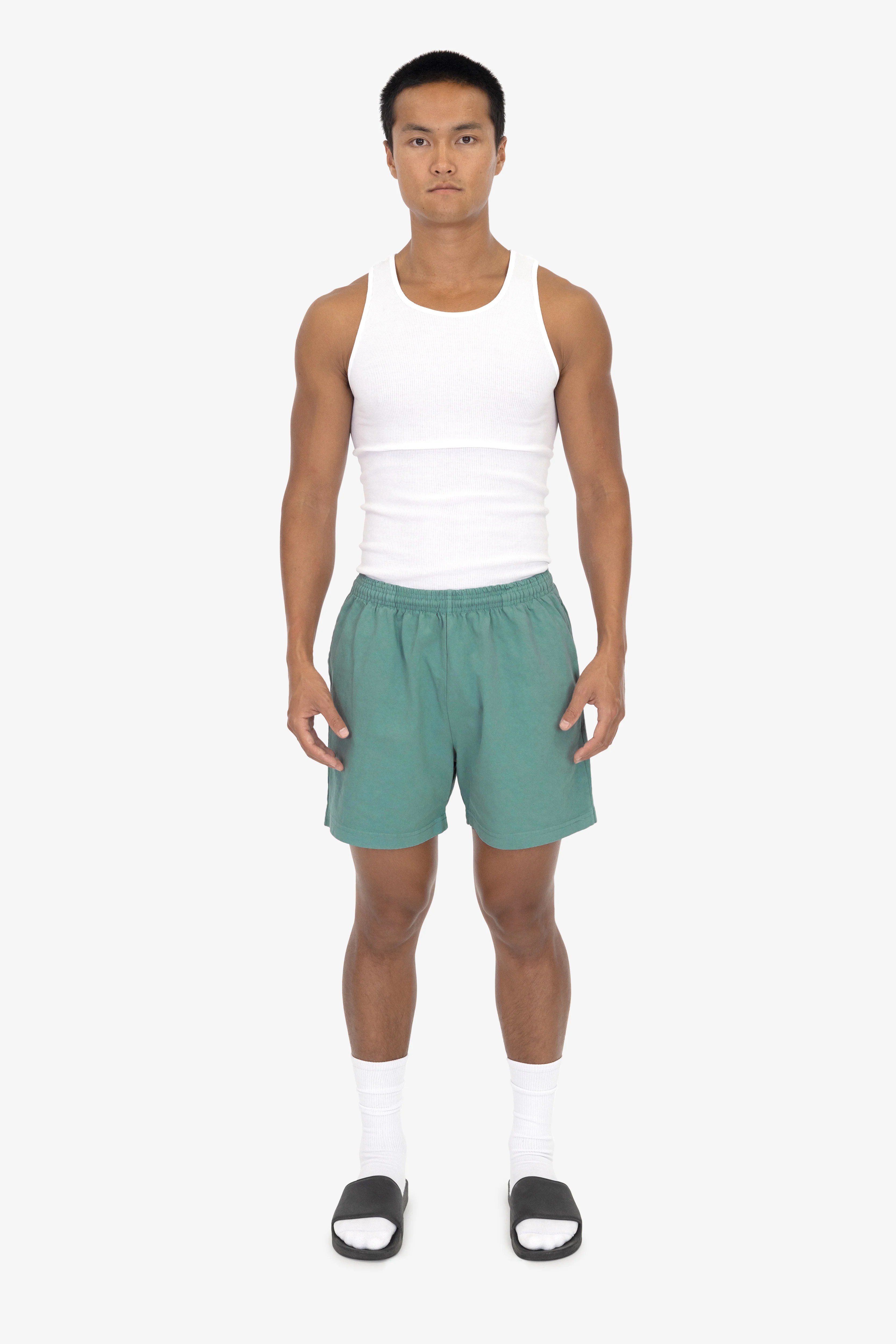 1242GD - Heavy Jersey Garment Dye Gym Shorts - Image 7