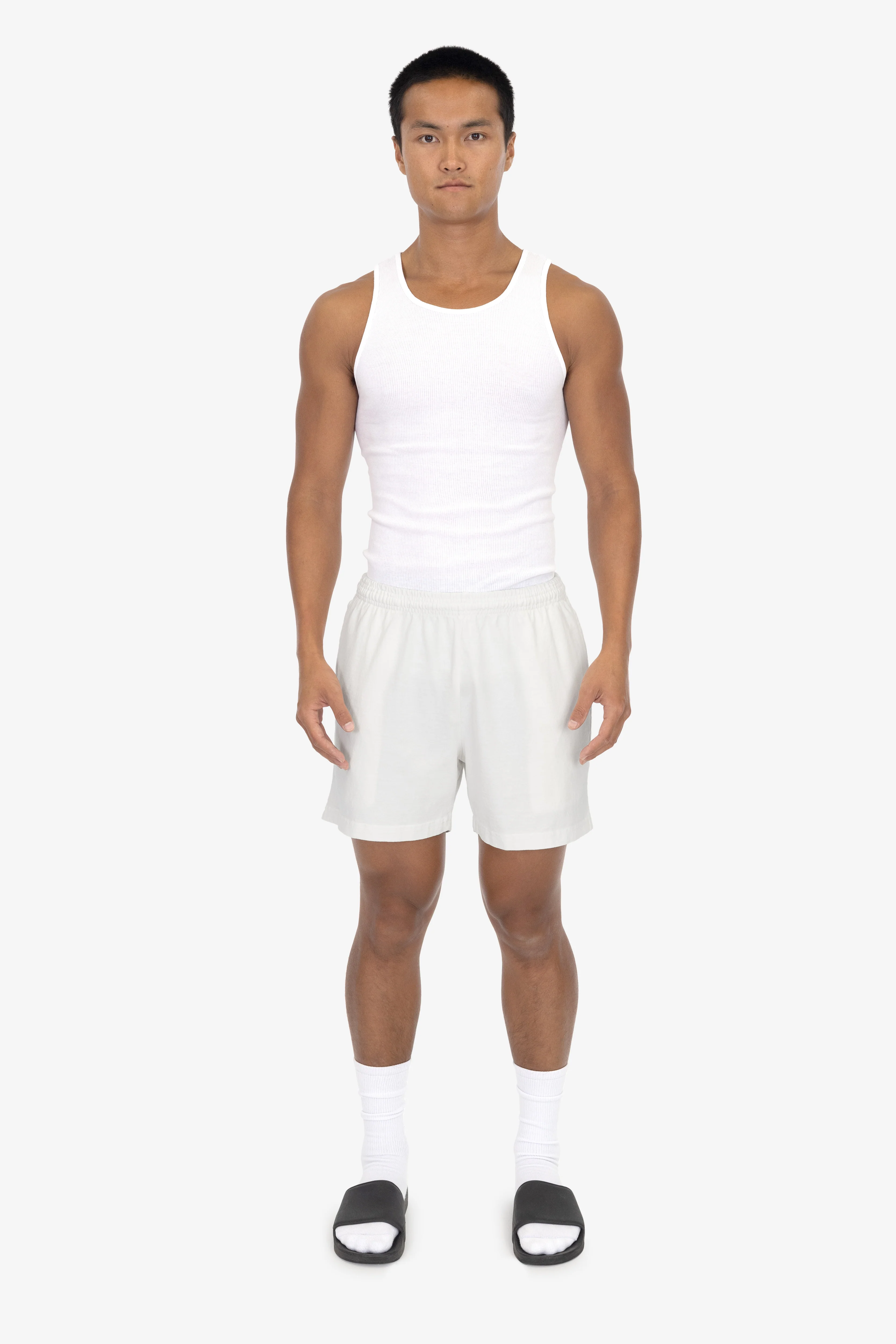 1242GD - Heavy Jersey Garment Dye Gym Shorts - Image 8