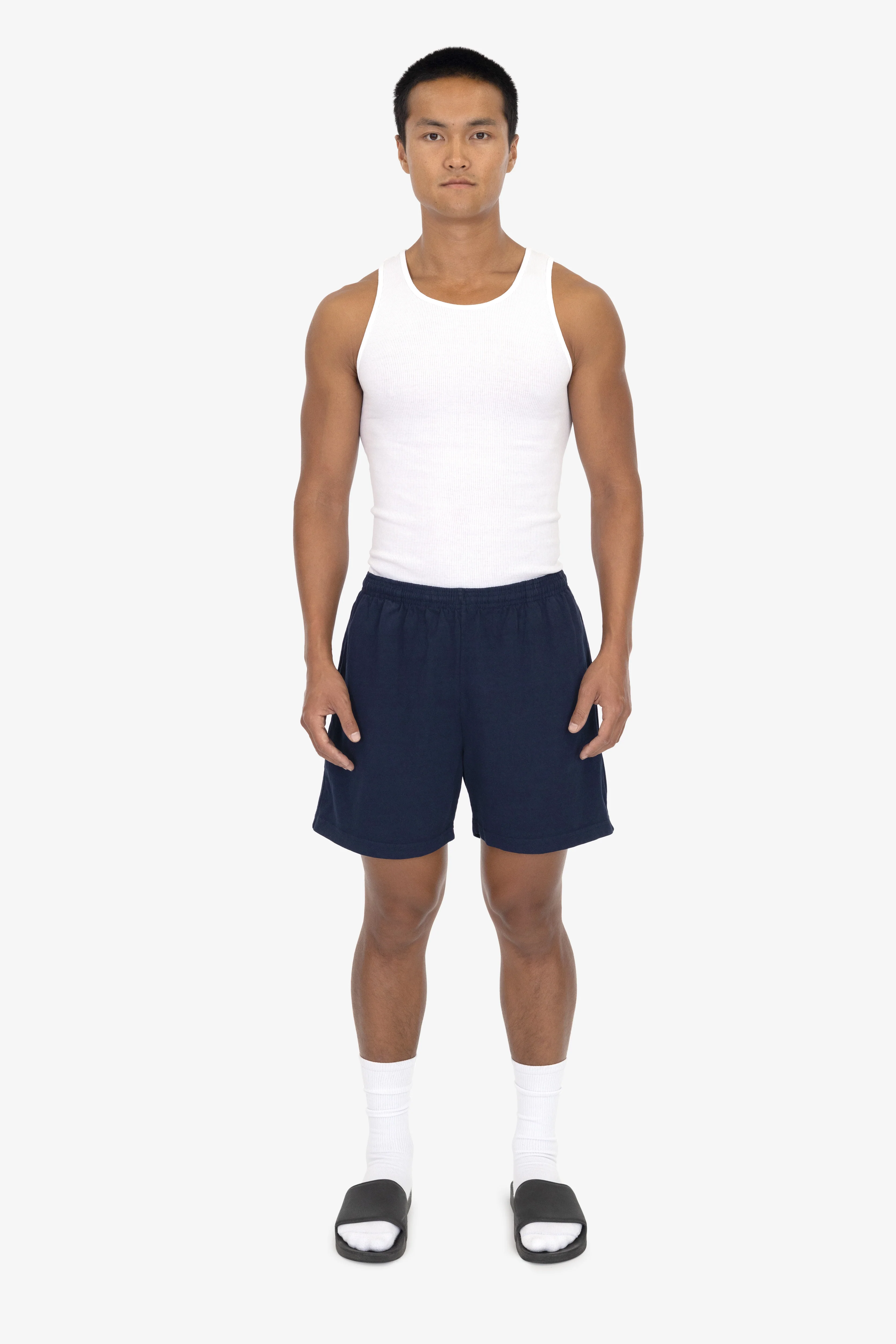 1242GD - Heavy Jersey Garment Dye Gym Shorts - Image 9