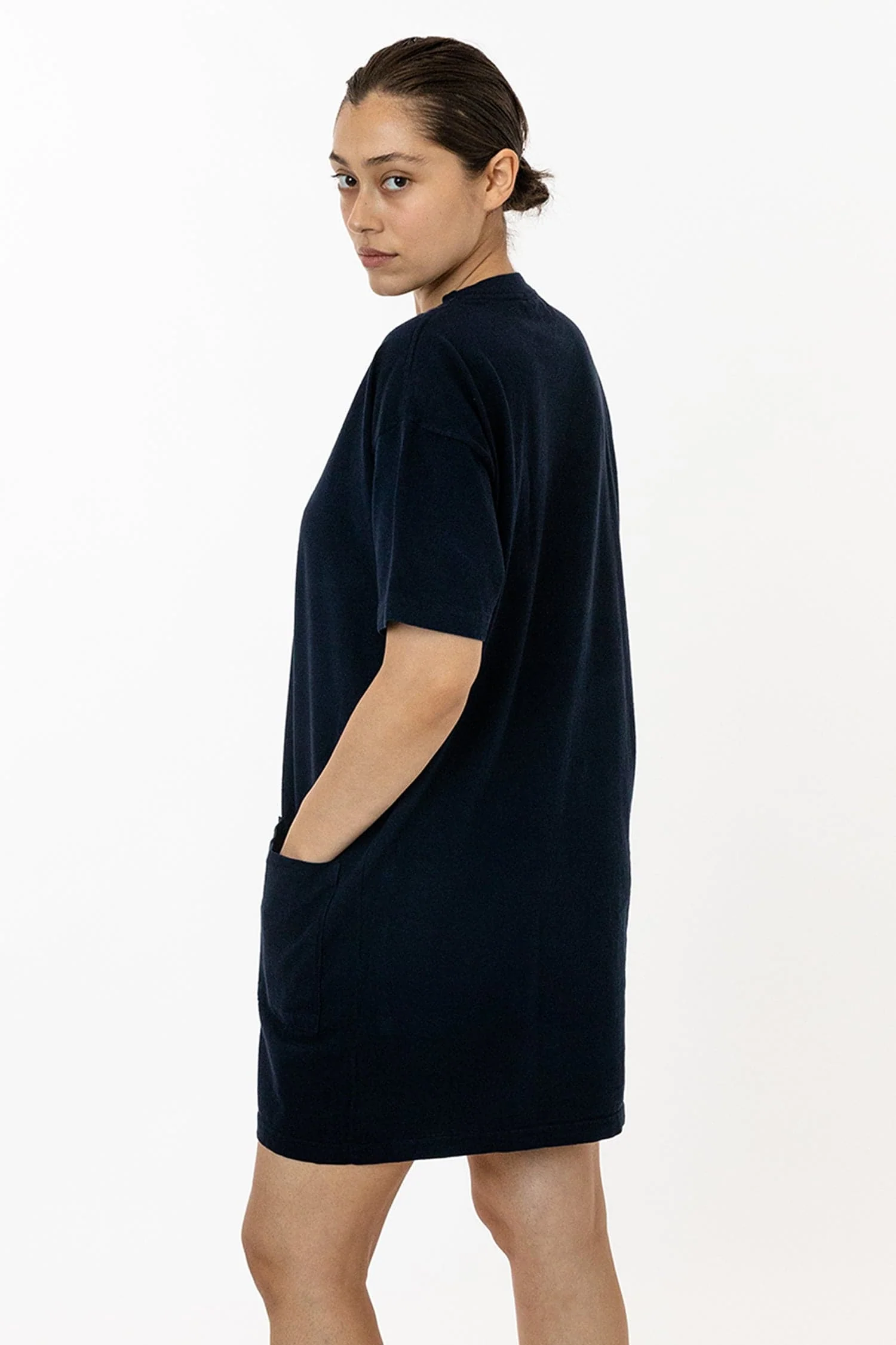 1431GD - Garment Dye Oversized T-shirt Dress - Image 10