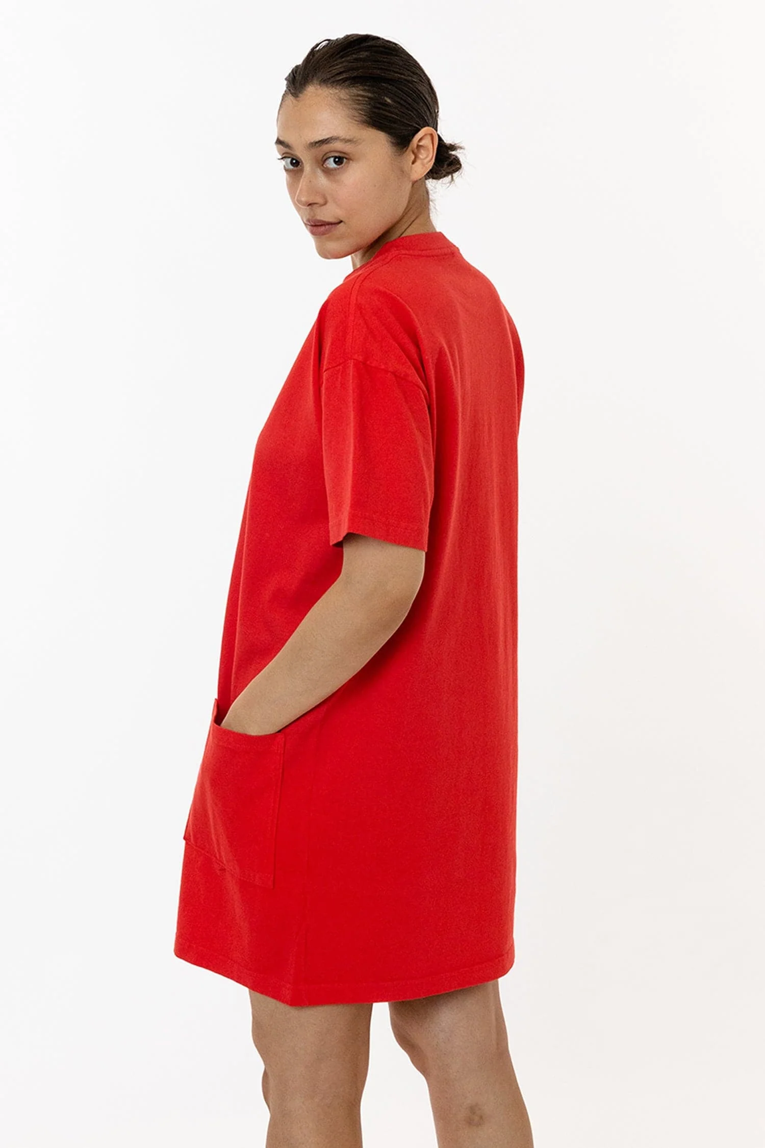 1431GD - Garment Dye Oversized T-shirt Dress - Image 12