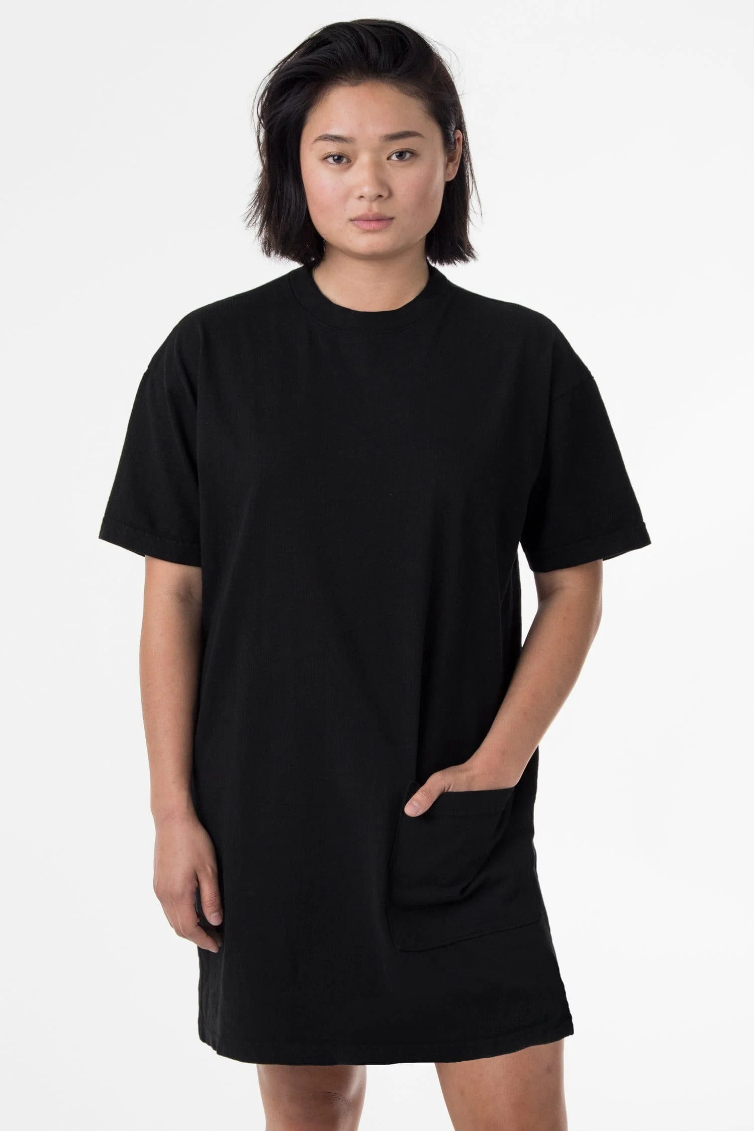 1431GD - Garment Dye Oversized T-shirt Dress - Image 15