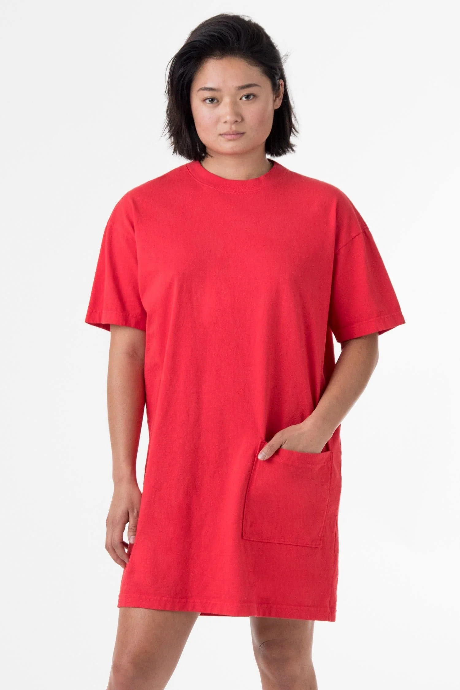 1431GD - Garment Dye Oversized T-shirt Dress - Image 16