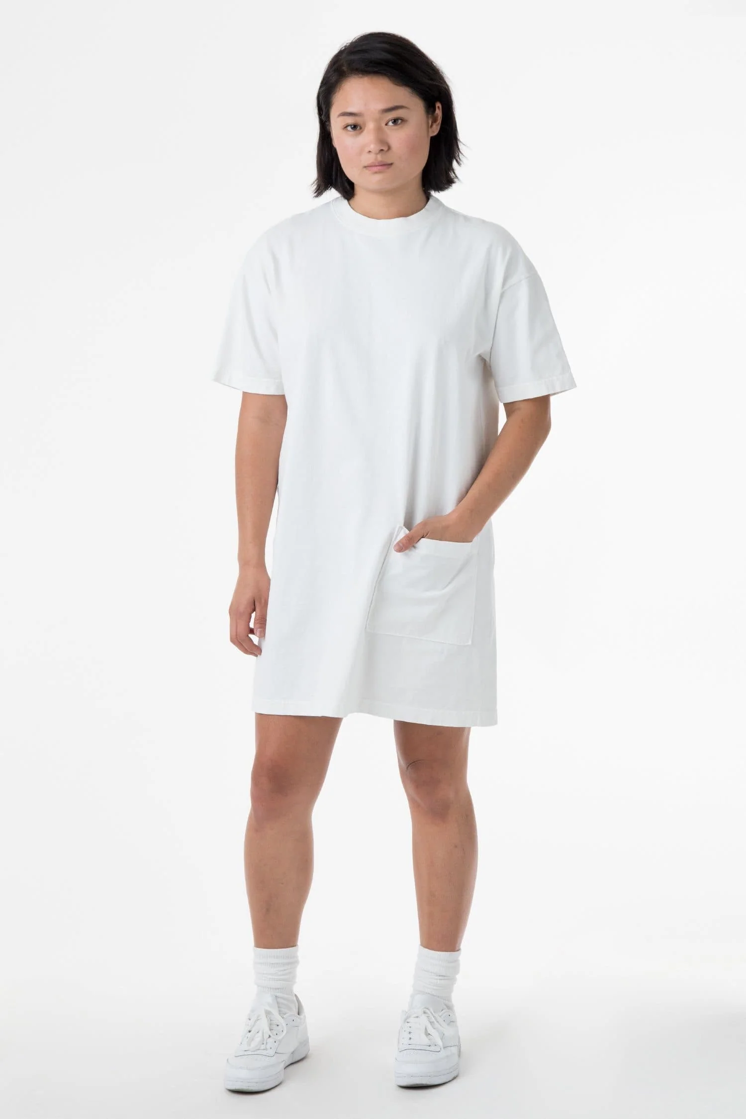 1431GD - Garment Dye Oversized T-shirt Dress - Image 17