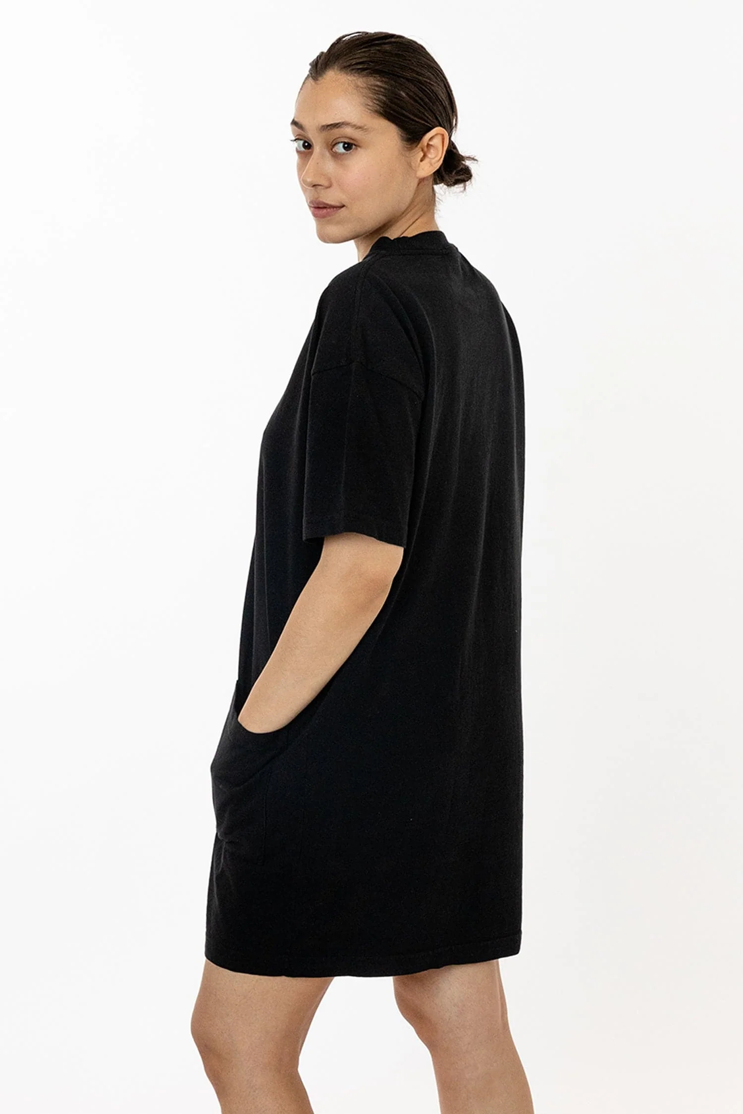 1431GD - Garment Dye Oversized T-shirt Dress - Image 19
