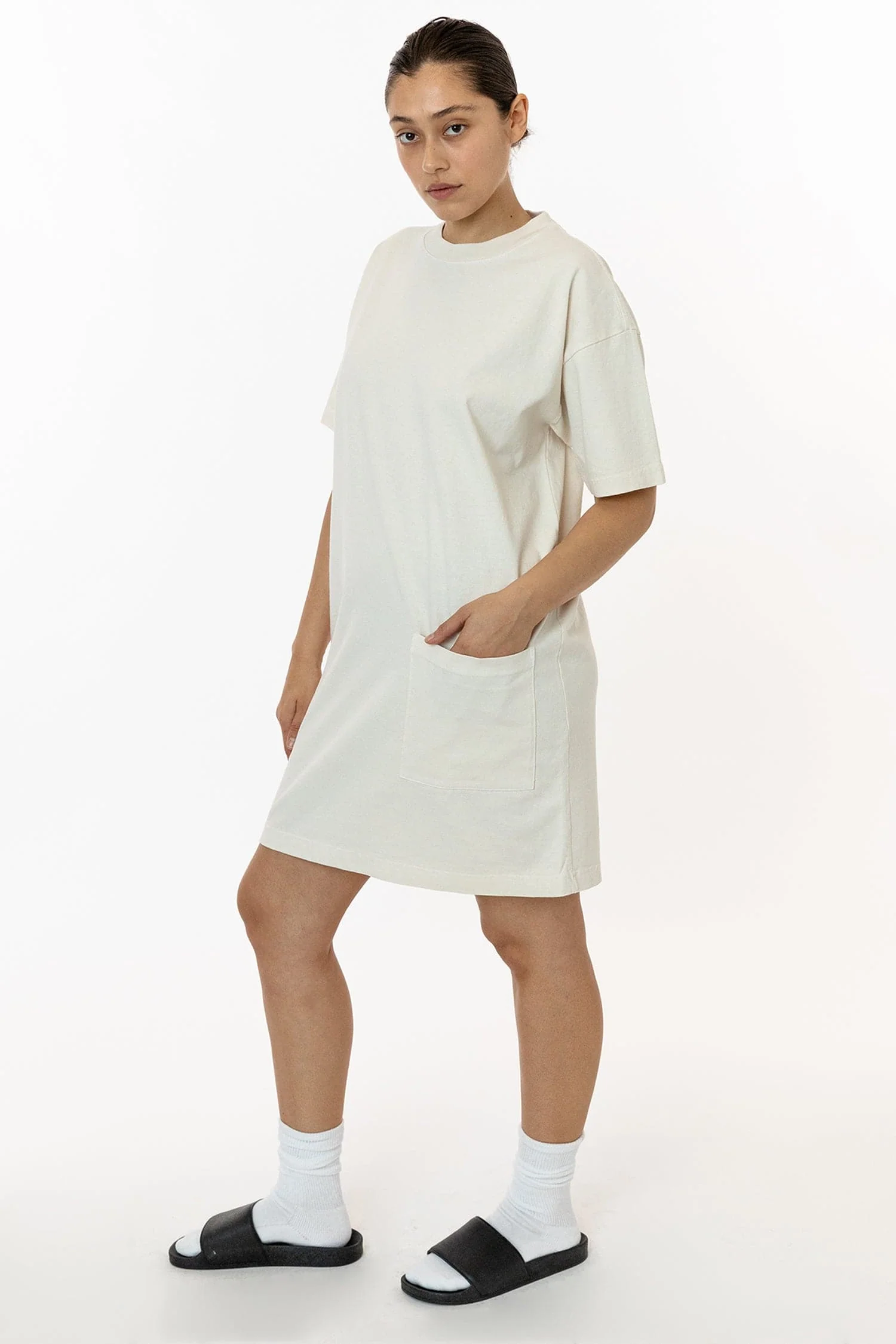1431GD - Garment Dye Oversized T-shirt Dress - Image 20