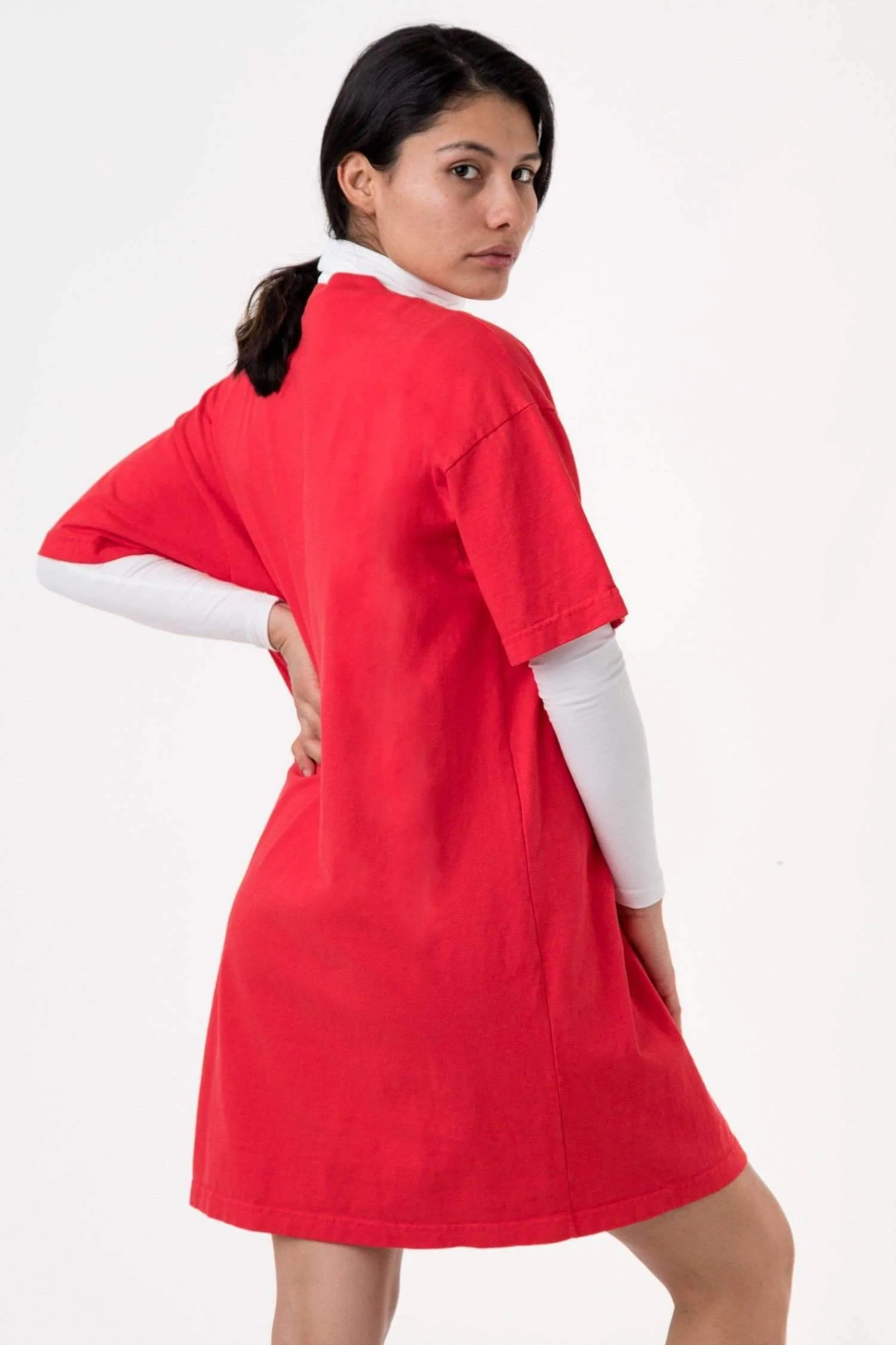 1431GD - Garment Dye Oversized T-shirt Dress - Image 29