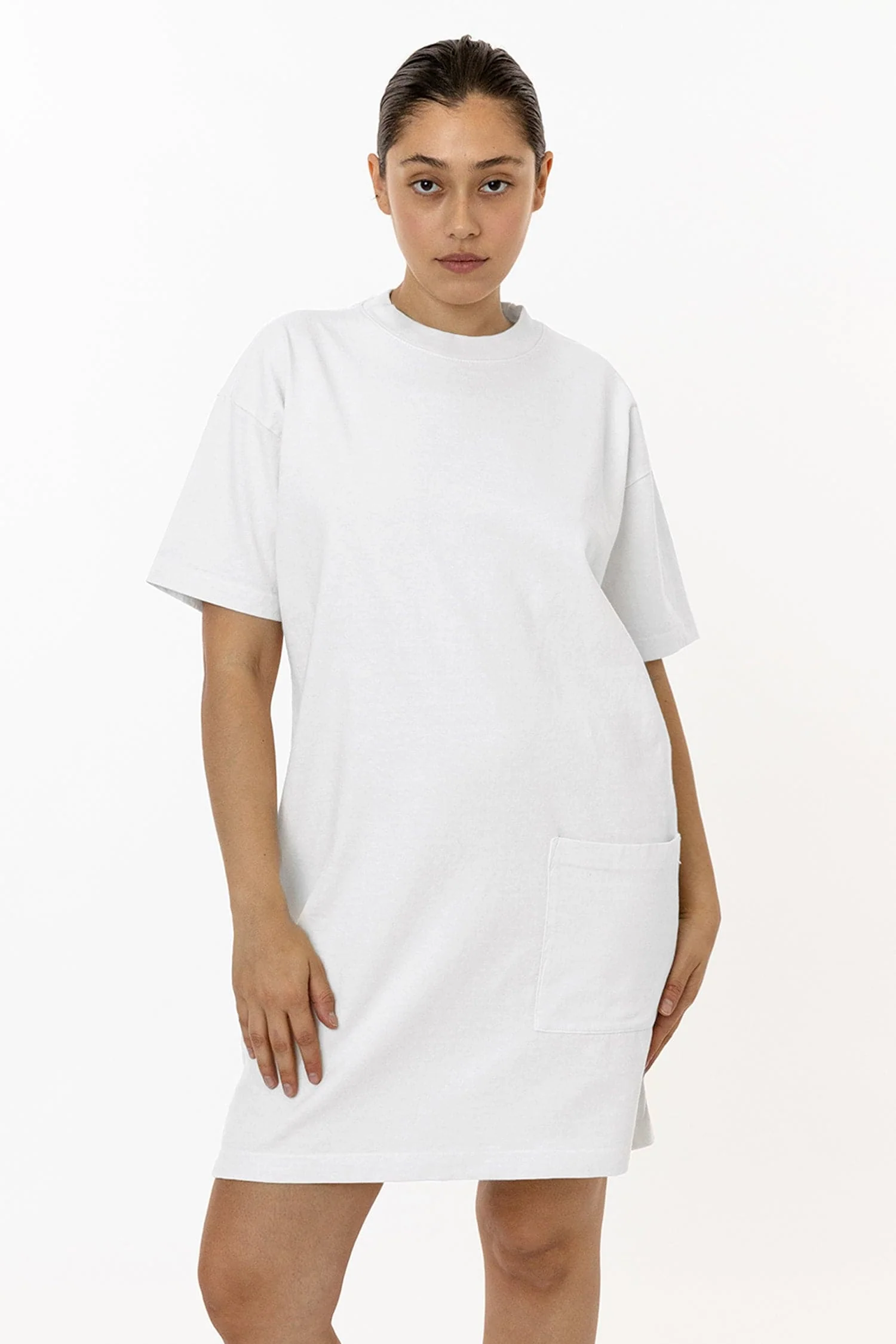 1431GD - Garment Dye Oversized T-shirt Dress - Image 6