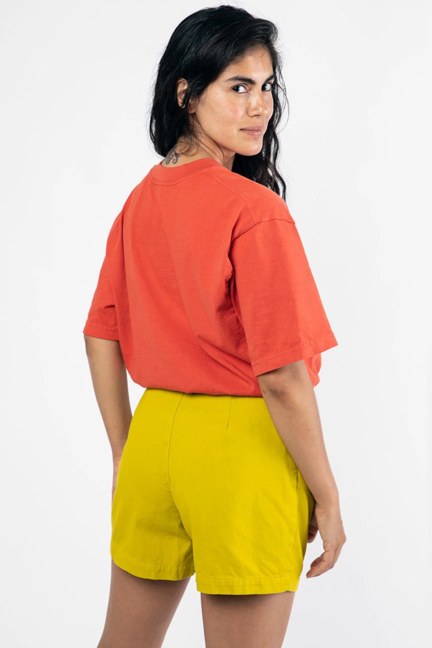 1456GD - Boxy V-Neck Short Sleeve T-Shirt - Image 9