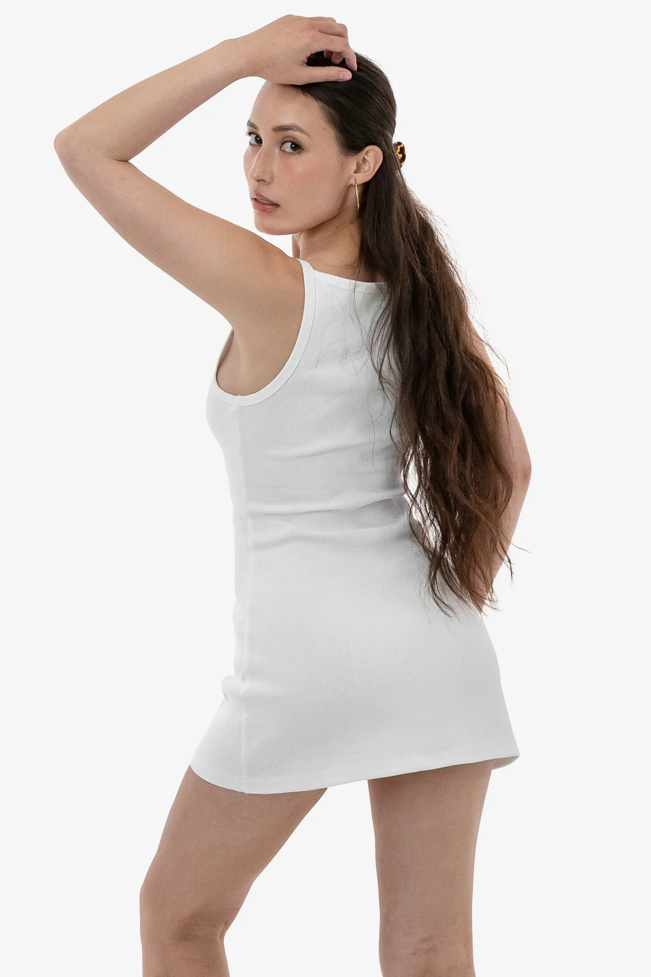 14R315 - 14/1 Rib Spaghetti Boatneck Dress - Image 10