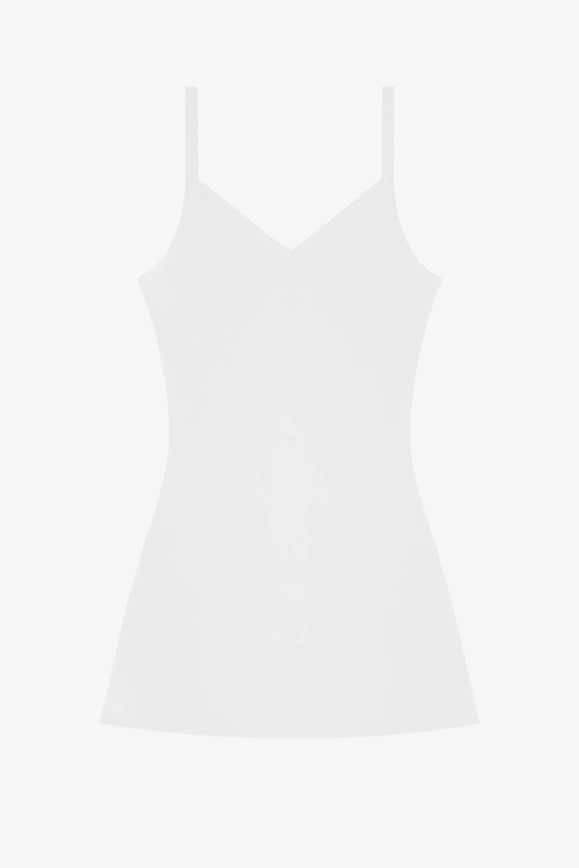 14R317 - 14/1 Rib Spaghetti V-Neck Dress - Image 5