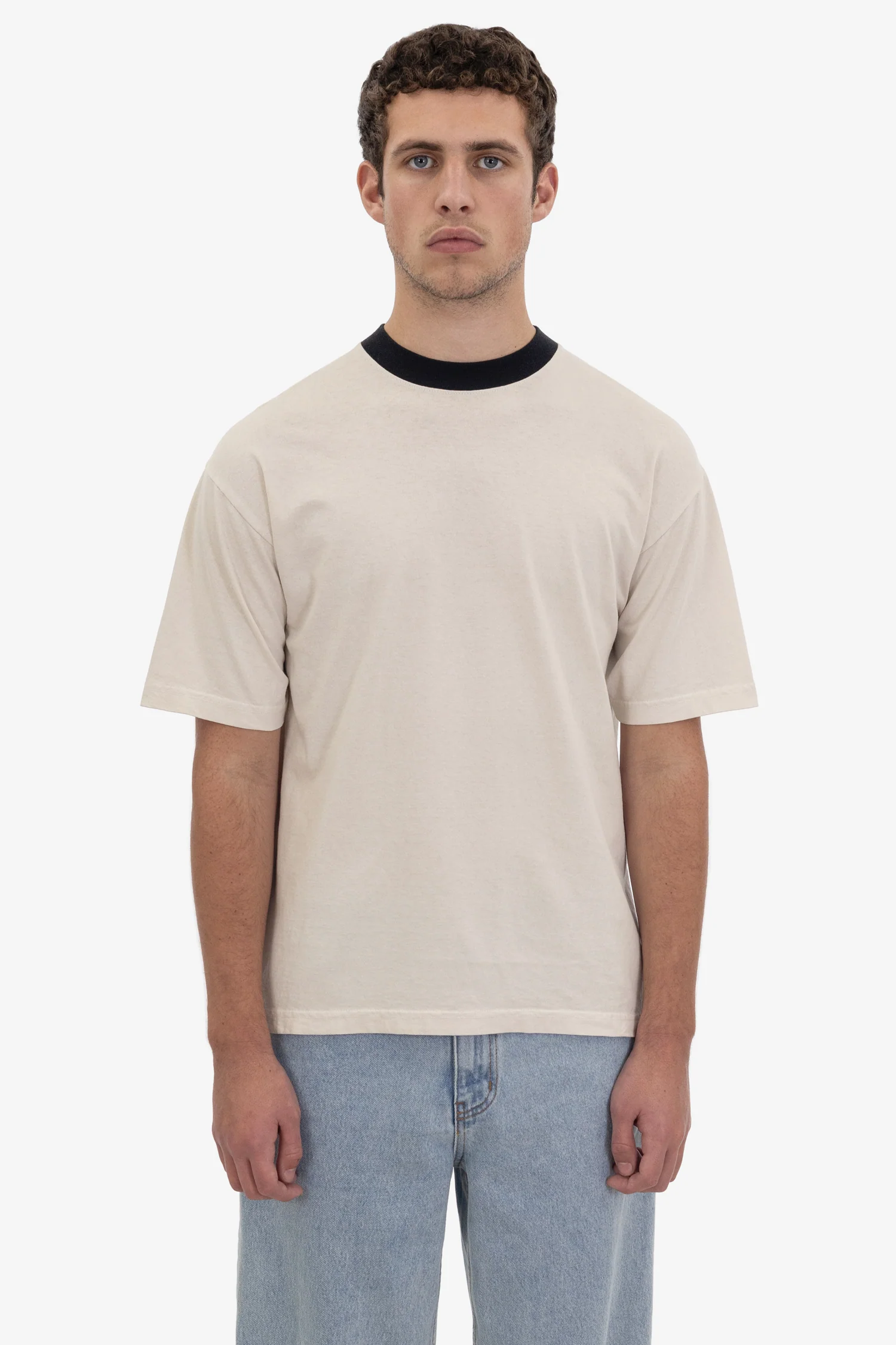 1801GDRIN - 6.5oz Garment Dye Crew Neck Ringer T-Shirt - Image 11