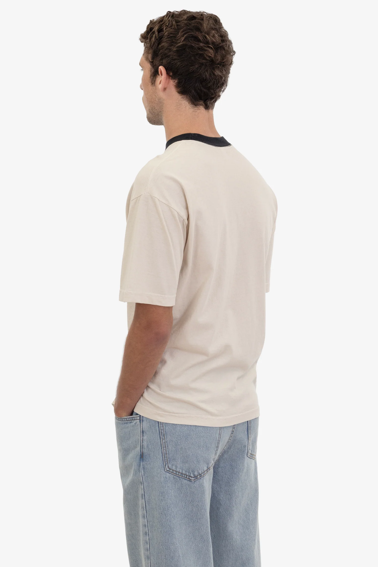 1801GDRIN - 6.5oz Garment Dye Crew Neck Ringer T-Shirt - Image 13