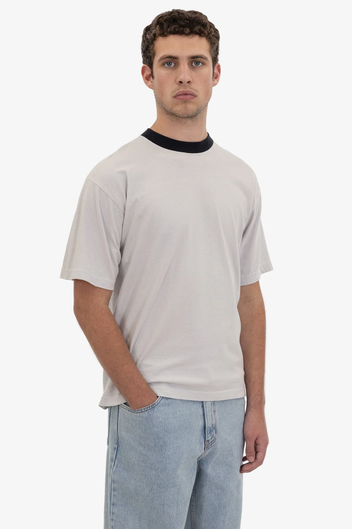 1801GDRIN - 6.5oz Garment Dye Crew Neck Ringer T-Shirt - Image 17
