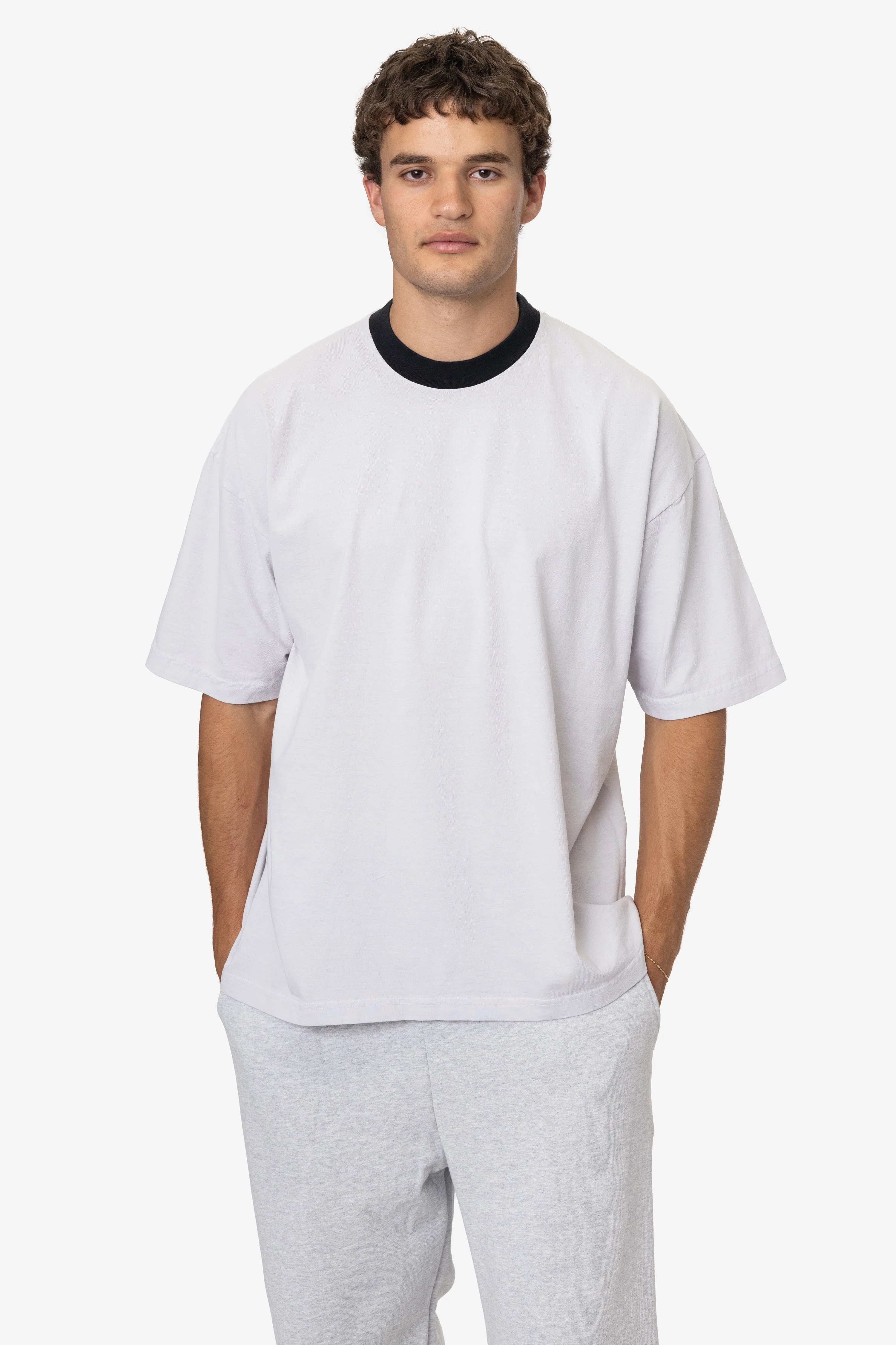 1801GDRIN - 6.5oz Garment Dye Crew Neck Ringer T-Shirt - Image 29