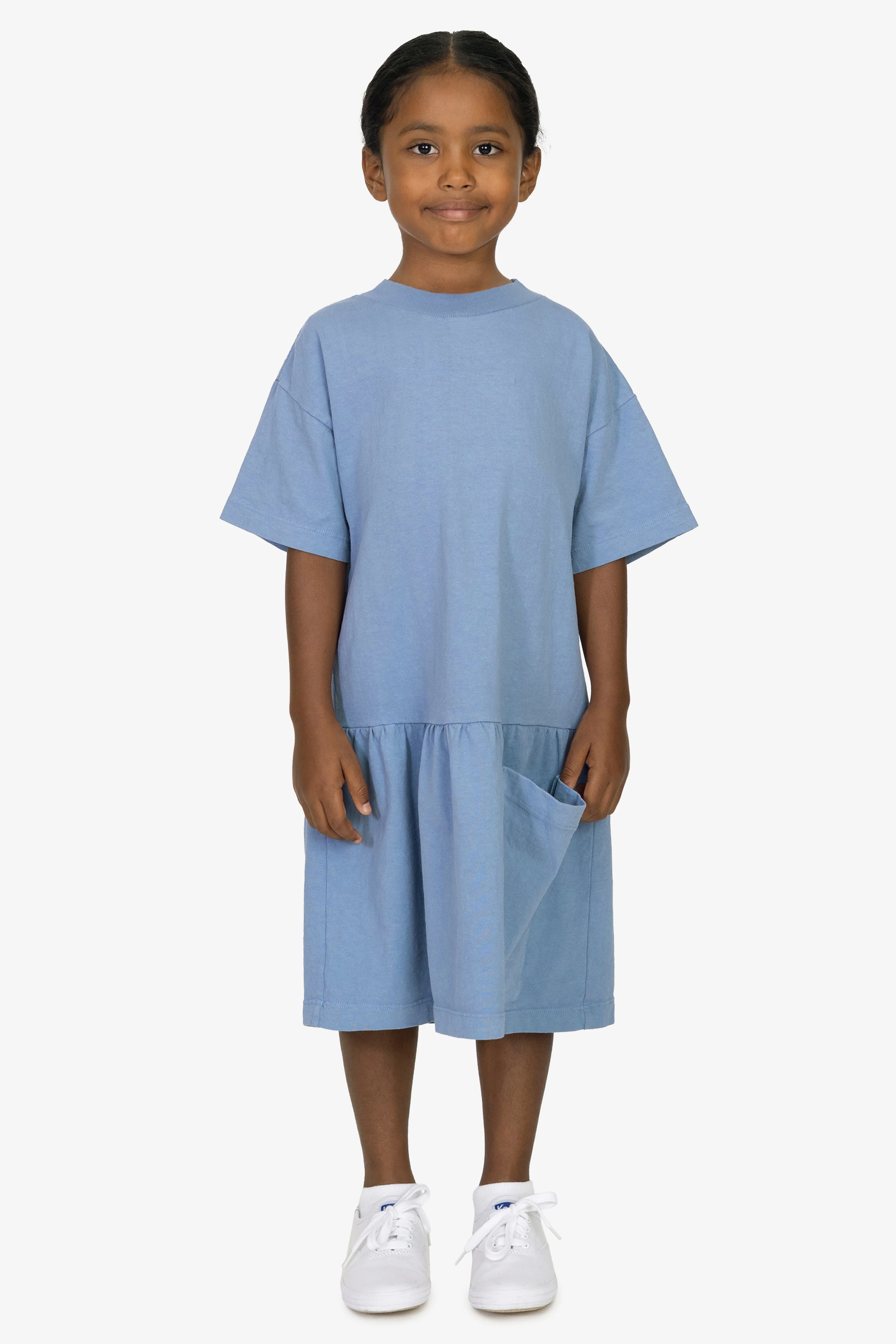 18131GD - Kids Heavy Jersey Dress - Image 4