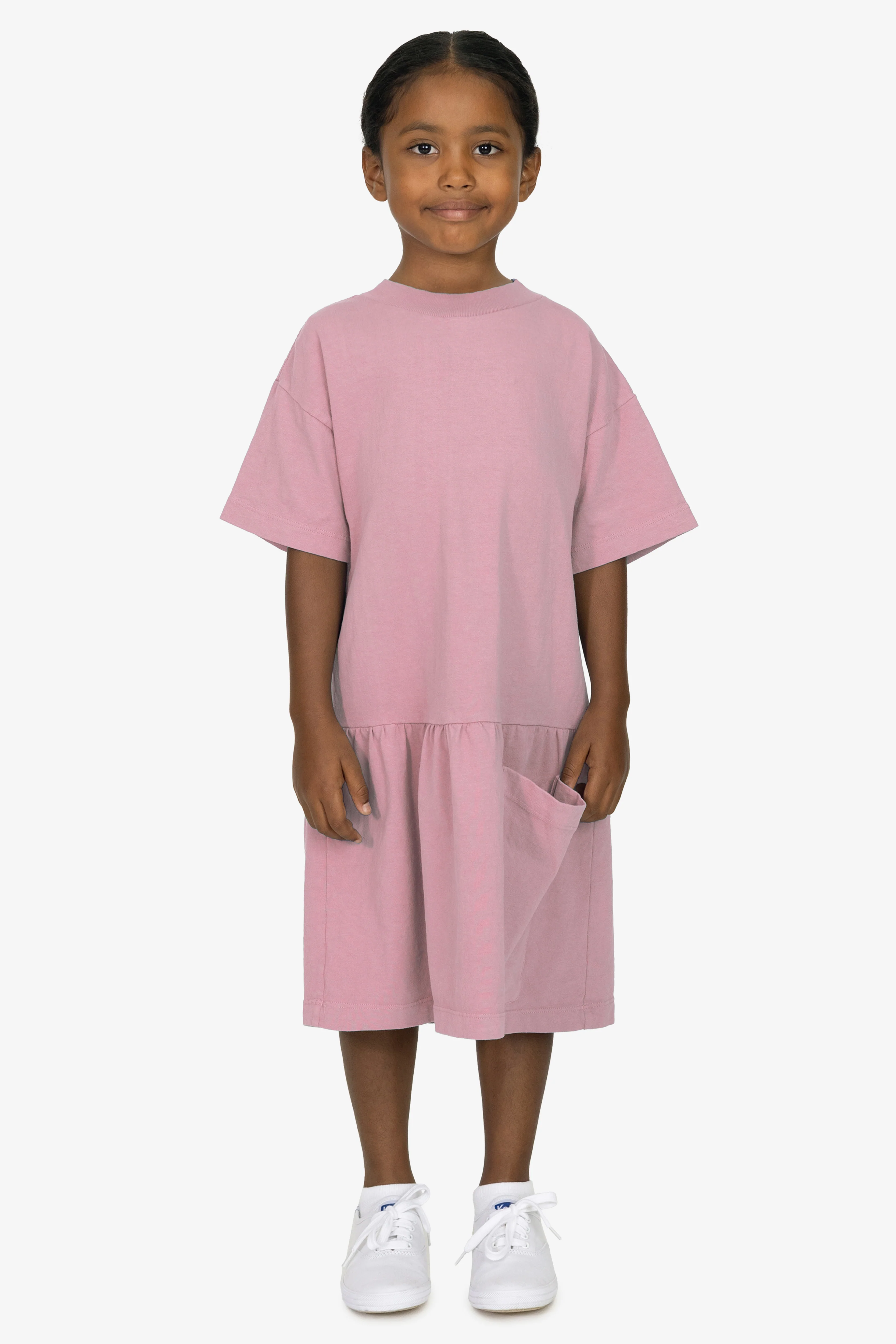 18131GD - Kids Heavy Jersey Dress - Image 6