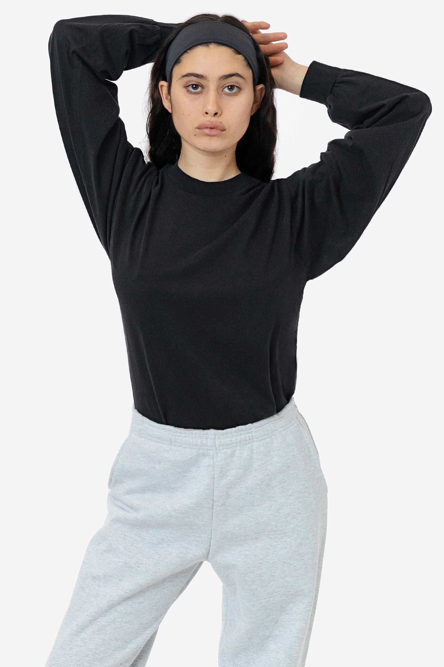 1807GD Mix - 6.5oz Long Sleeve Garment Dye Crew Neck T-Shirt - Image 16