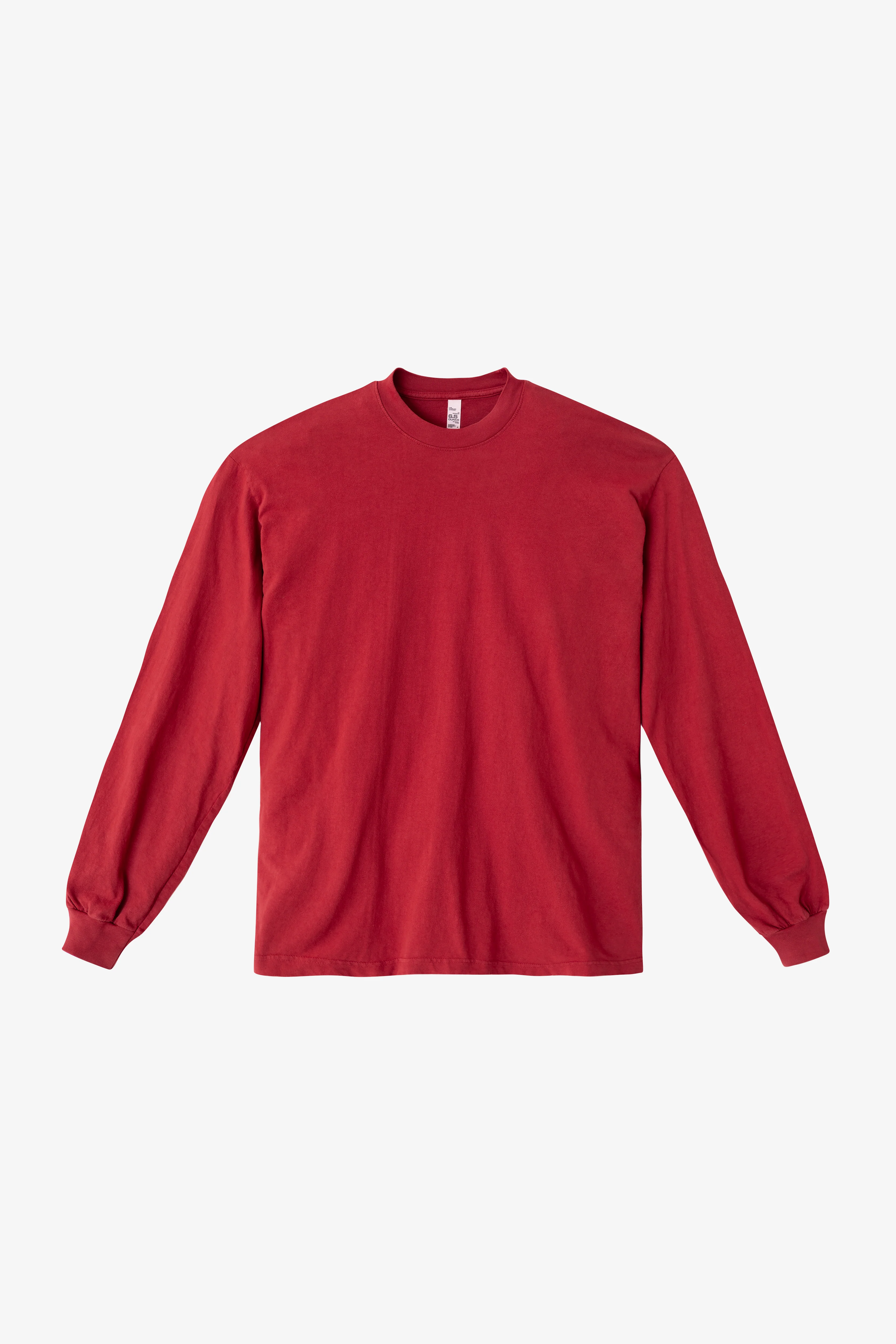 1807GD Mix - 6.5oz Long Sleeve Garment Dye Crew Neck T-Shirt - Image 28
