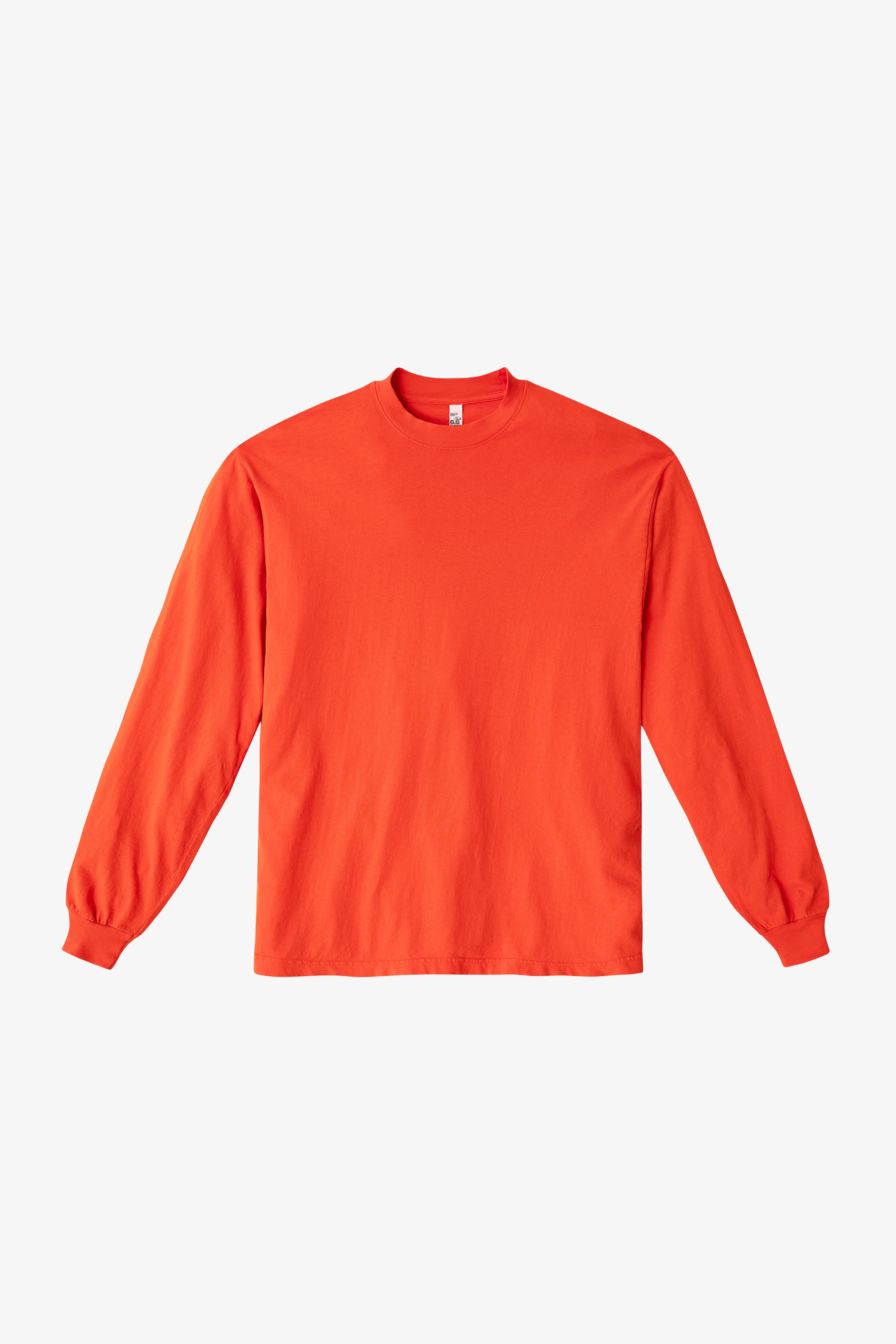1807GD Mix - 6.5oz Long Sleeve Garment Dye Crew Neck T-Shirt - Image 29