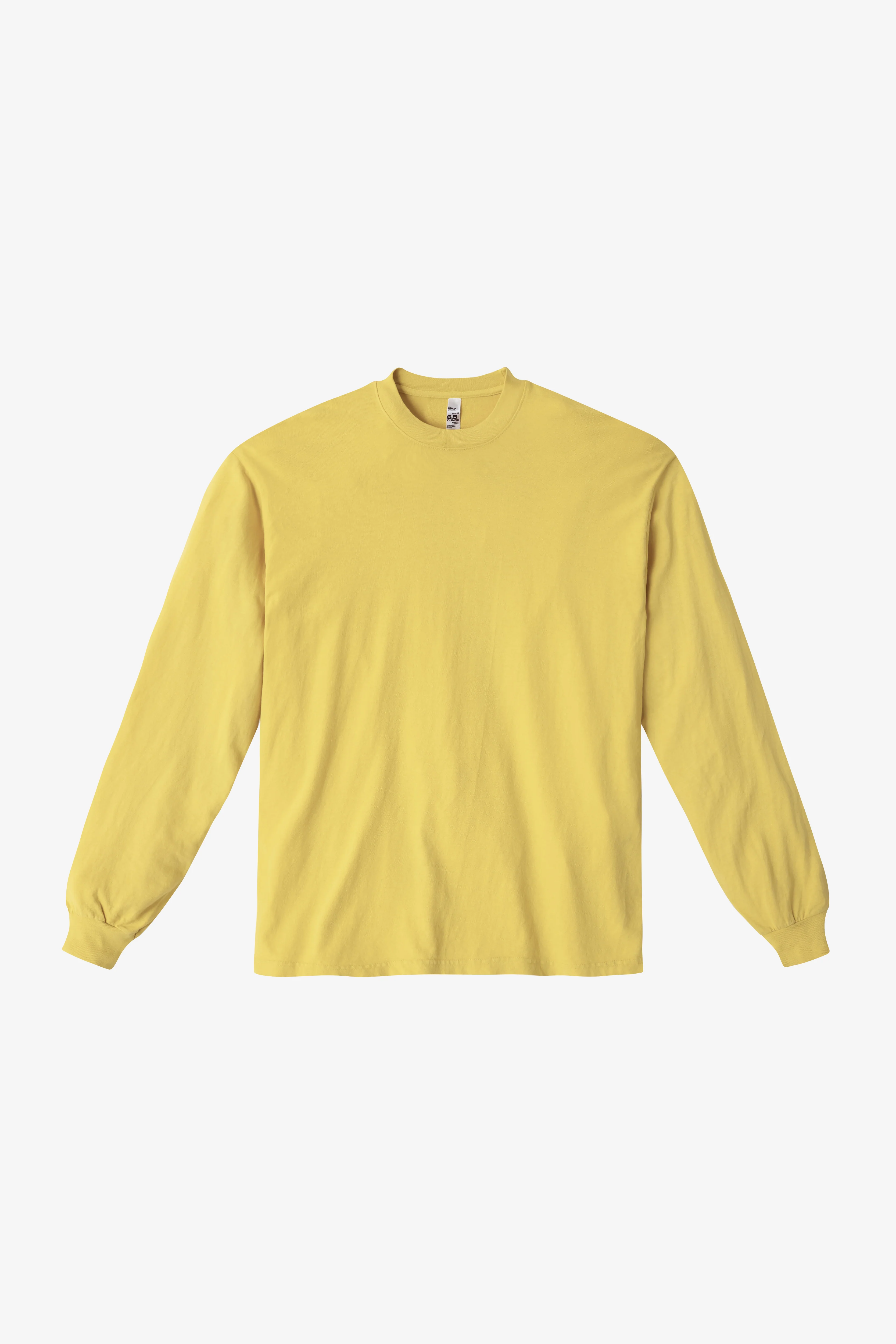 1807GD Unisex - 6.5oz Long Sleeve Garment Dye Crew Neck T-Shirt - Image 31