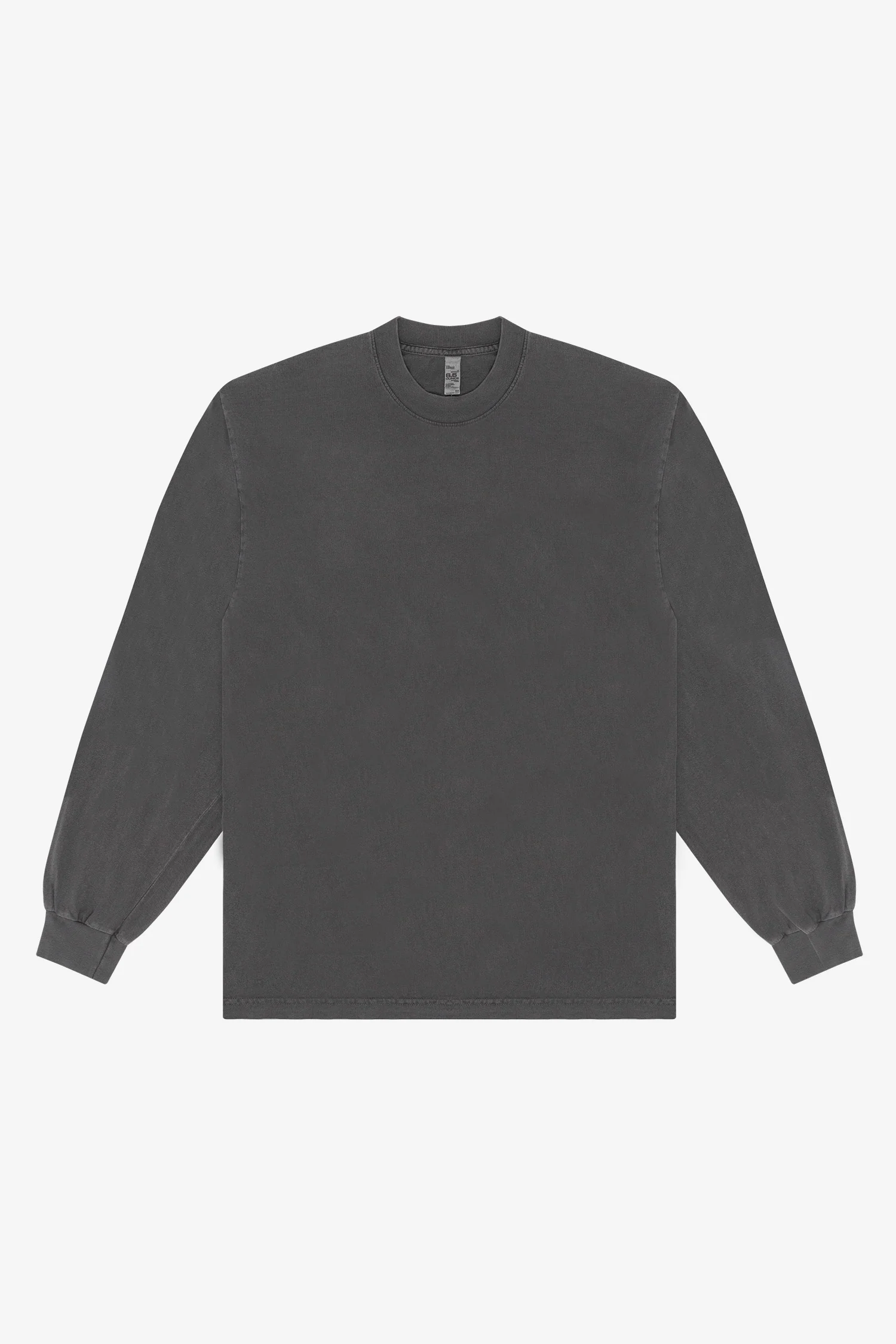 1807GD Unisex - 6.5oz Long Sleeve Garment Dye Crew Neck T-Shirt - Image 39