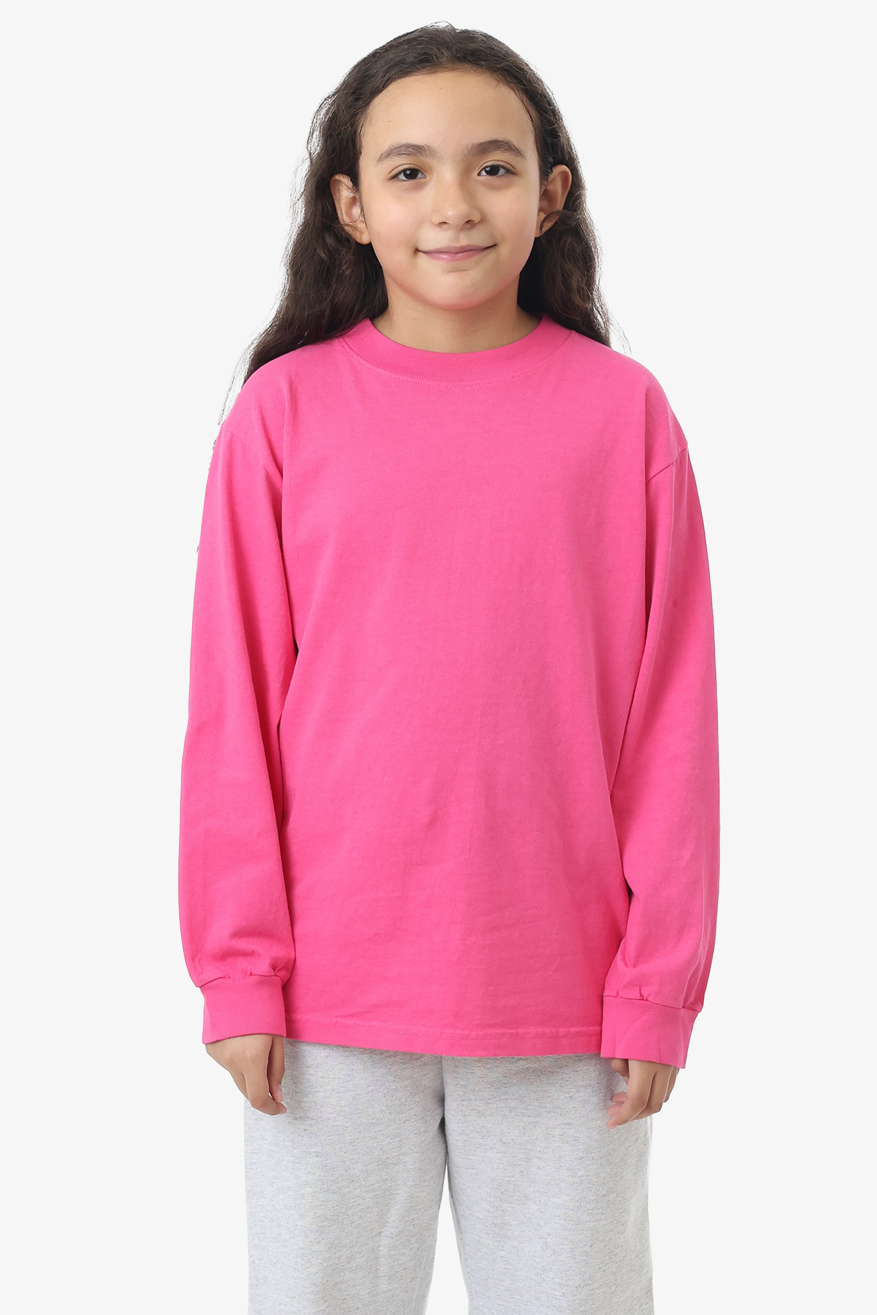 18107GD - Kids Long Sleeve Garment Dye T-Shirt - Image 4