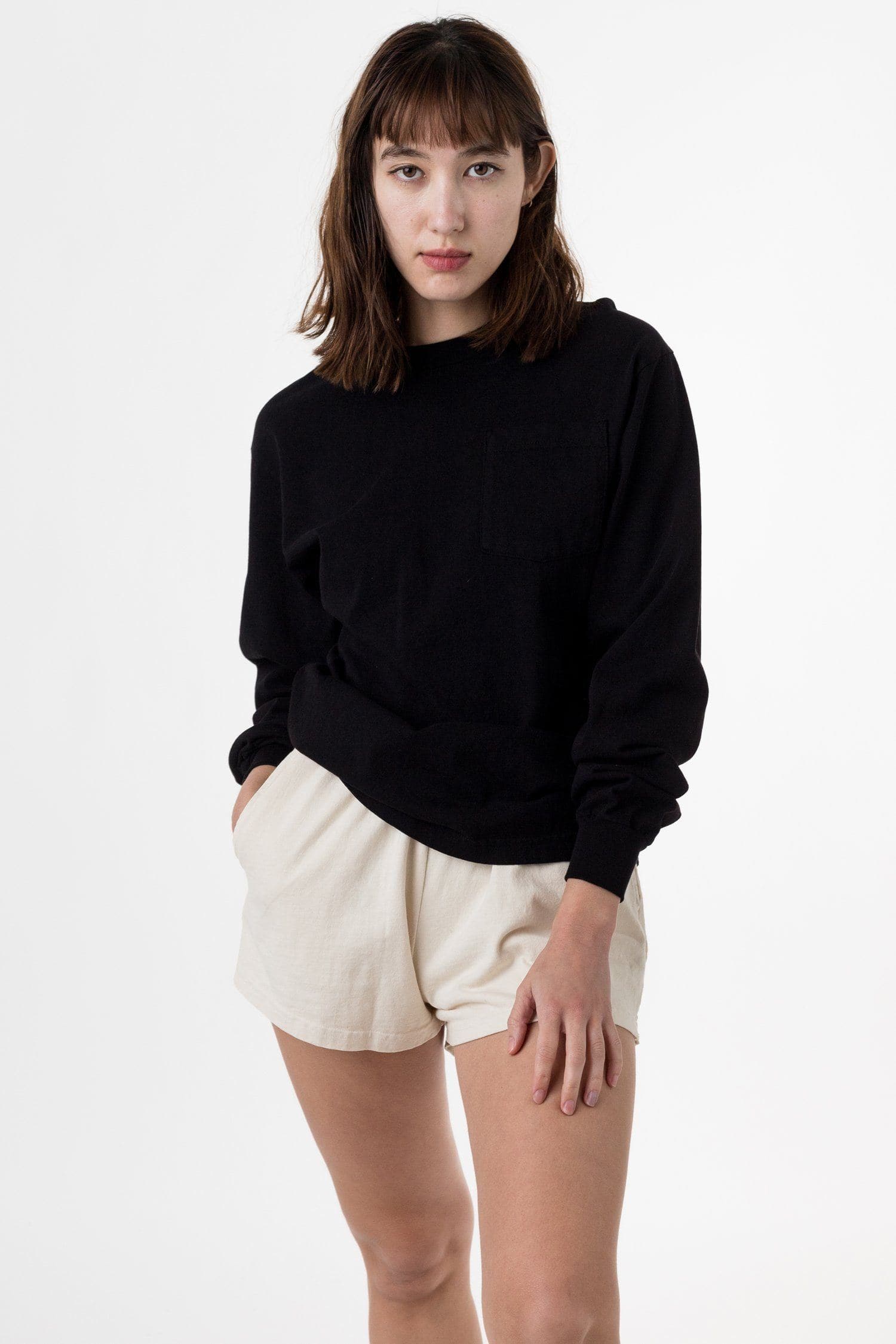 1810GD - Long Sleeve Garment Dye Pocket T-Shirt - Image 15