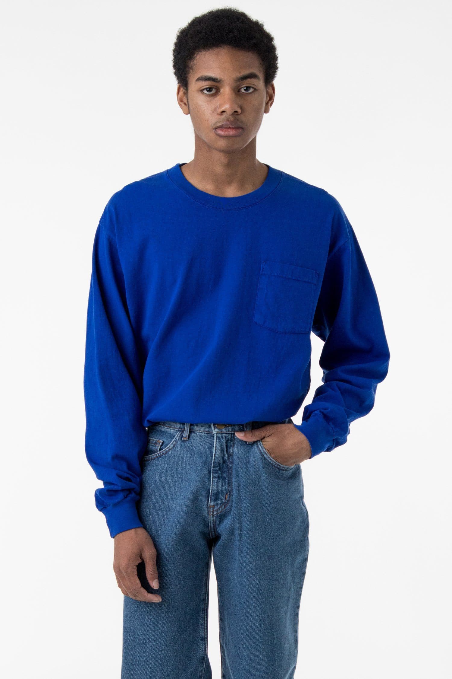 1810GD - Long Sleeve Garment Dye Pocket T-Shirt - Image 20
