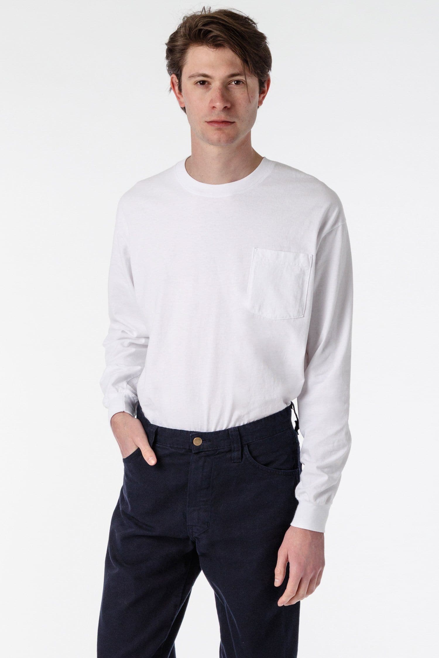 1810GD - Long Sleeve Garment Dye Pocket T-Shirt - Image 21