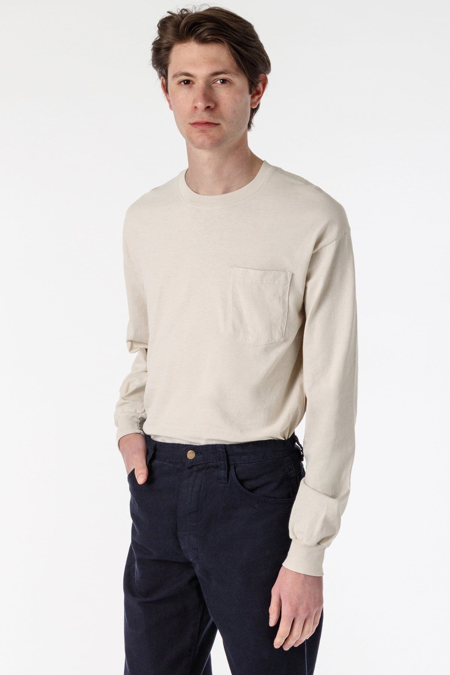 1810GD - Long Sleeve Garment Dye Pocket T-Shirt - Image 22