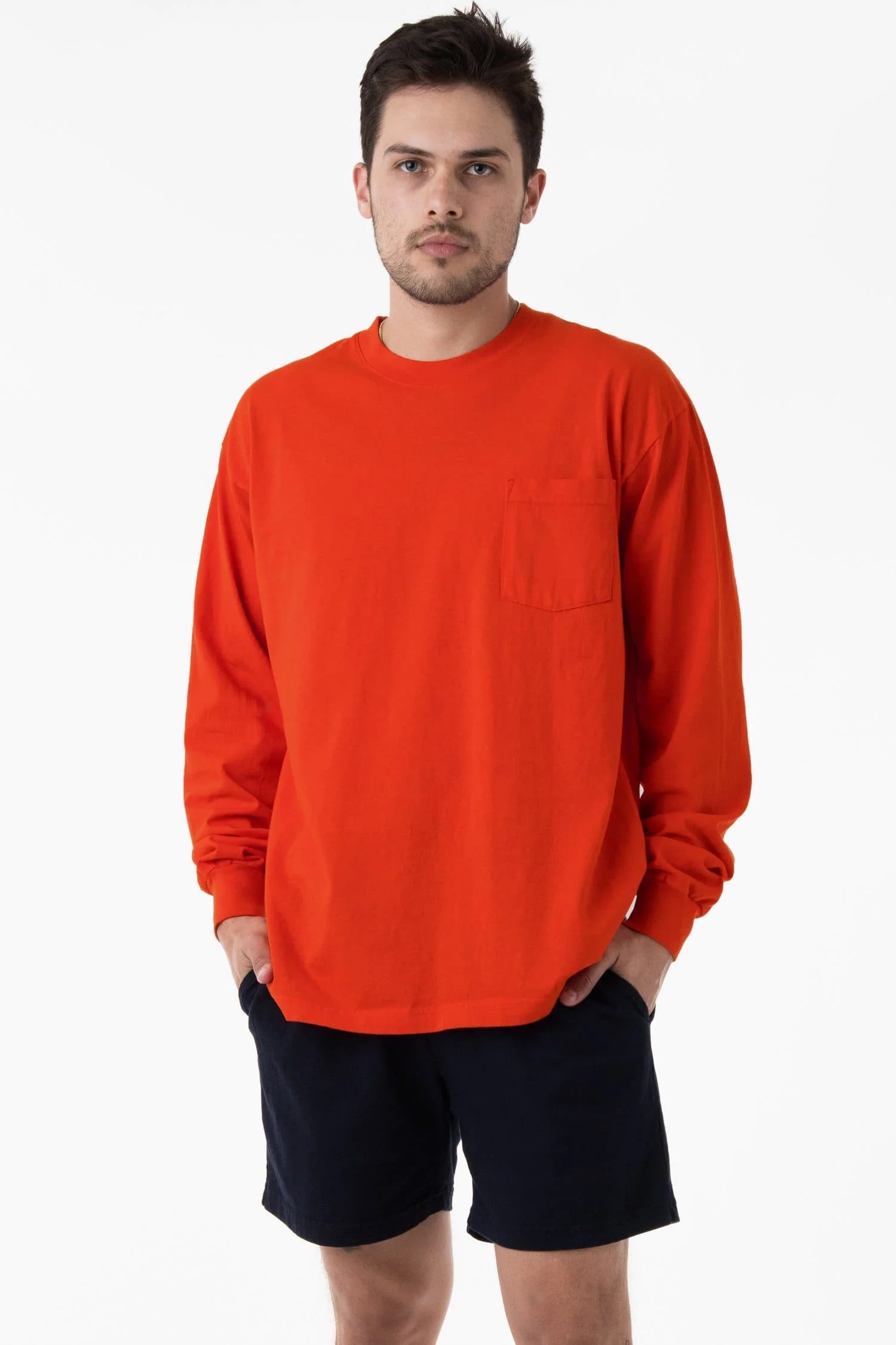 1810GD - Long Sleeve Garment Dye Pocket T-Shirt - Image 23