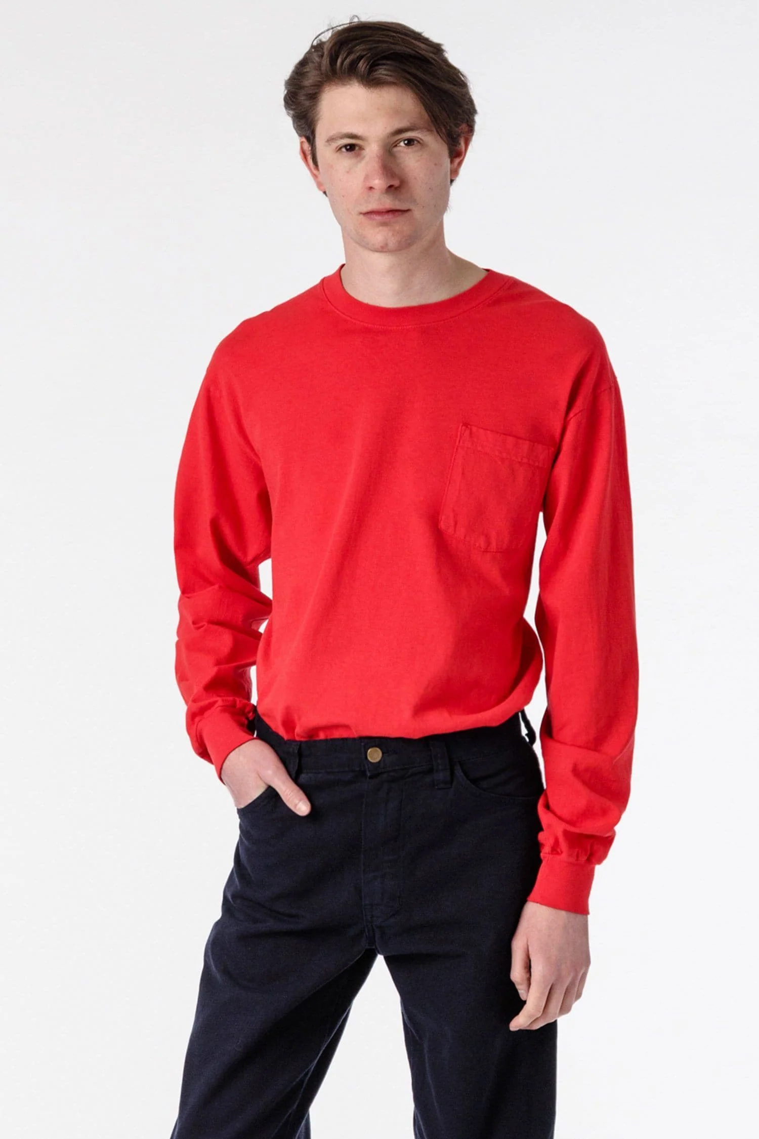1810GD - Long Sleeve Garment Dye Pocket T-Shirt - Image 24