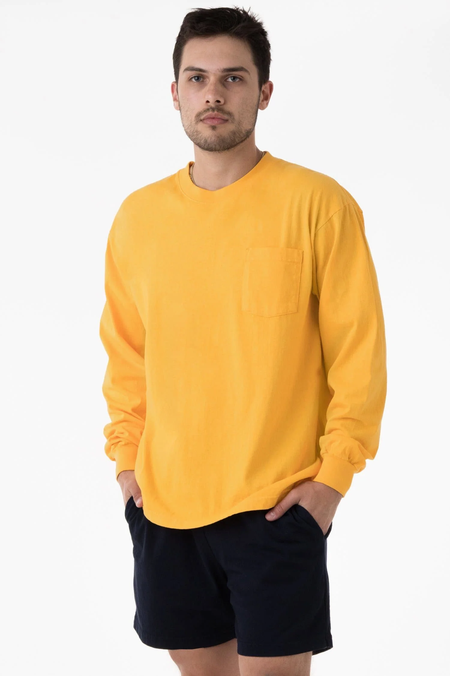 1810GD - Long Sleeve Garment Dye Pocket T-Shirt - Image 26